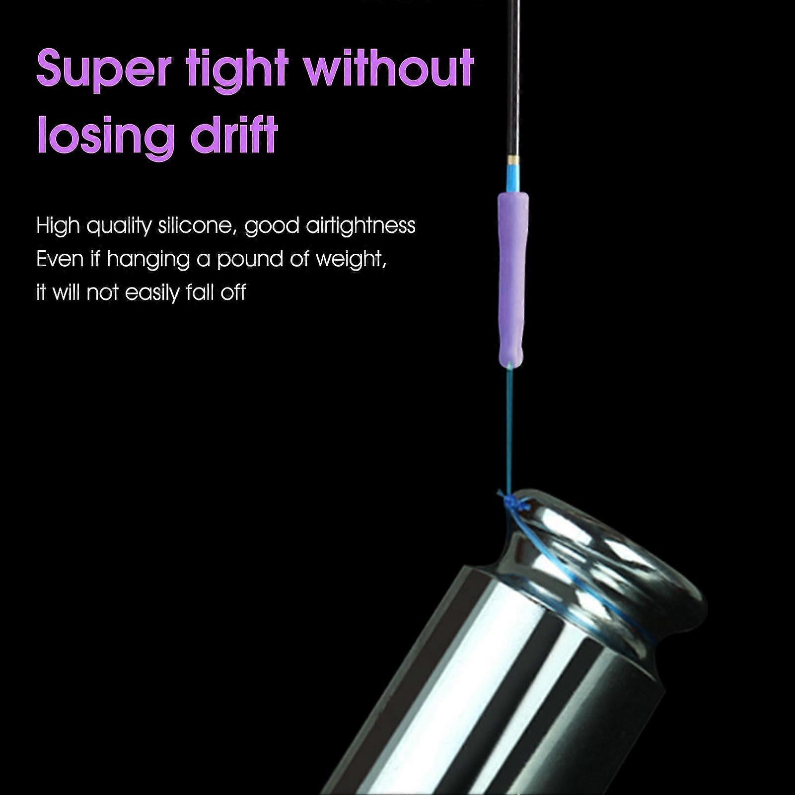 2025 30Pcs/50Pcs Portable Fishing Line Connector Good Air Tightness Cut-resistant Three Specifications Fishing Float Rest for Angling