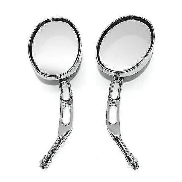 Universal Adjustable Motorcycle Rear View Mirror Set Compatible with 250cc Cruiser Models