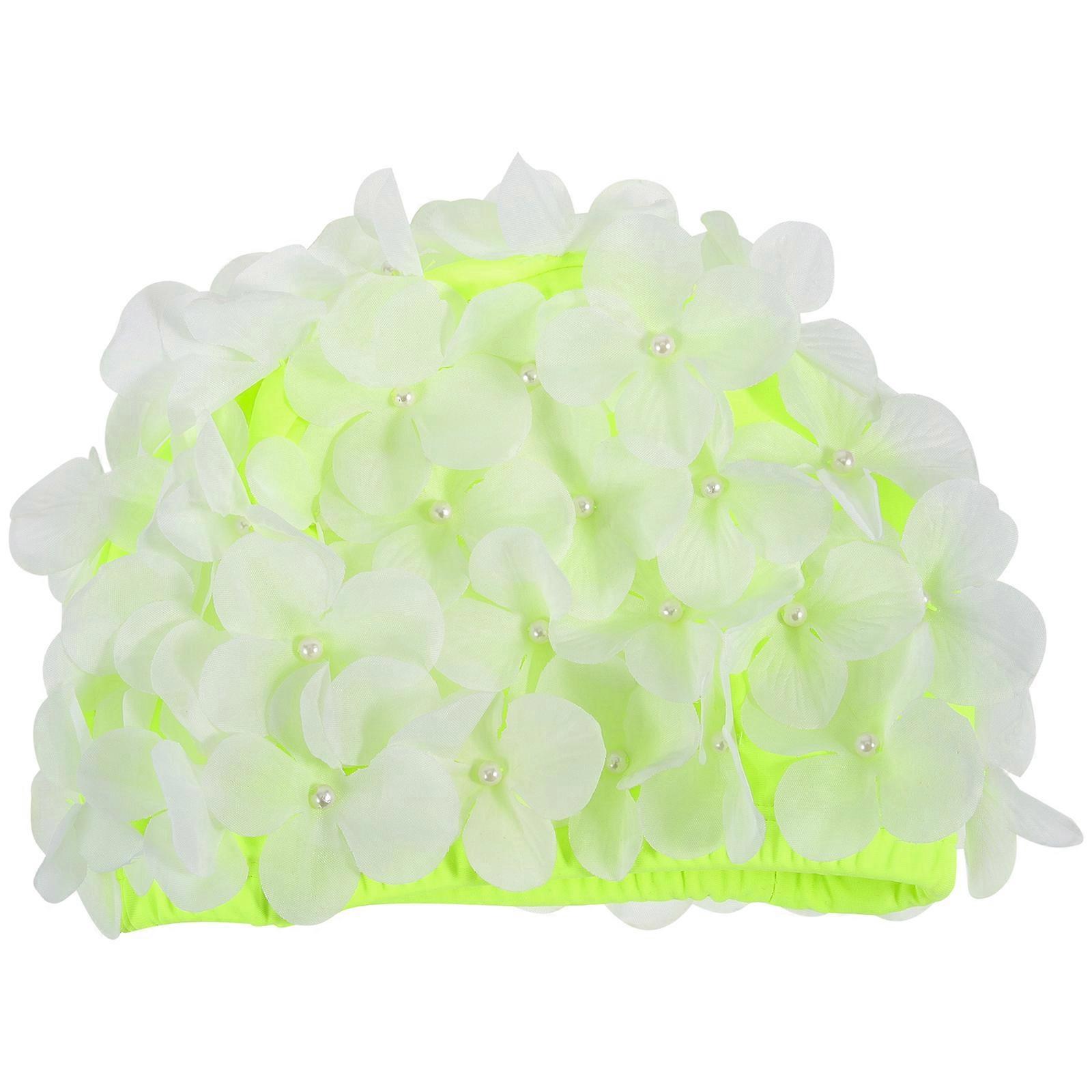 Elastic Flower Swimming Cap for Women – Petal Design, Lightweight, Flexible, Comfortable Fit for Long Hair, Ideal for Swimming and Bathing