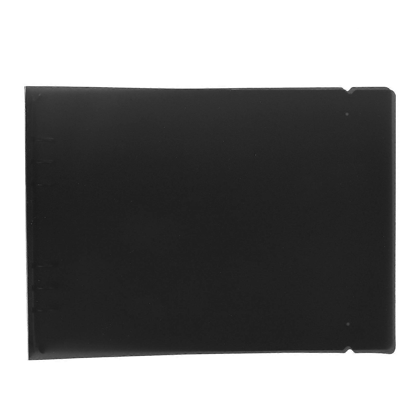 Document Binder Important Document Binder Dustproof Classroom Use 12.6X9.1X1.1in Black