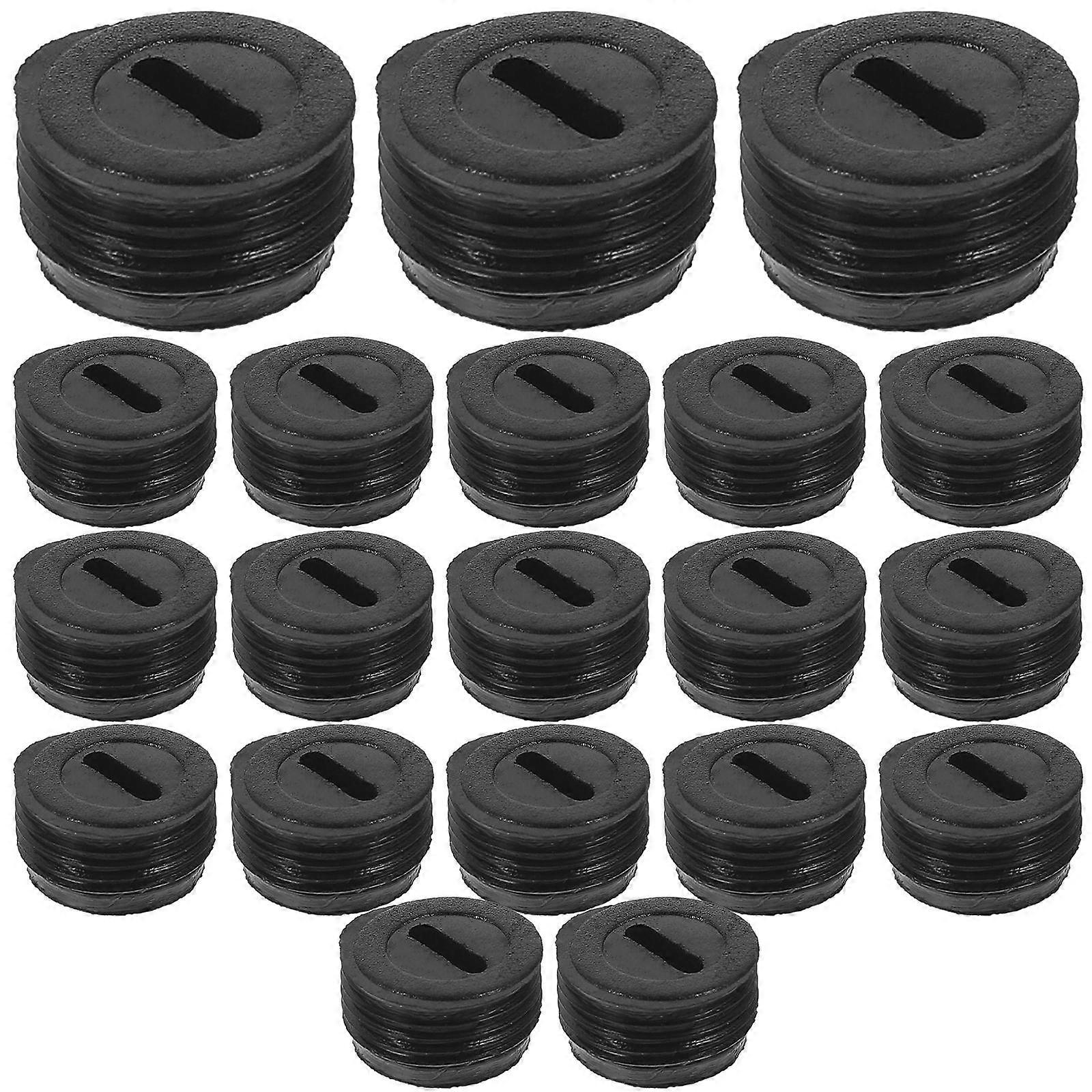10 Pairs Rotary Tool Carbon Brush Cap Durable Motor Brush Cover for Drills, Angle Grinders, and Power Tools – Lightweight and Reliable Accessory for