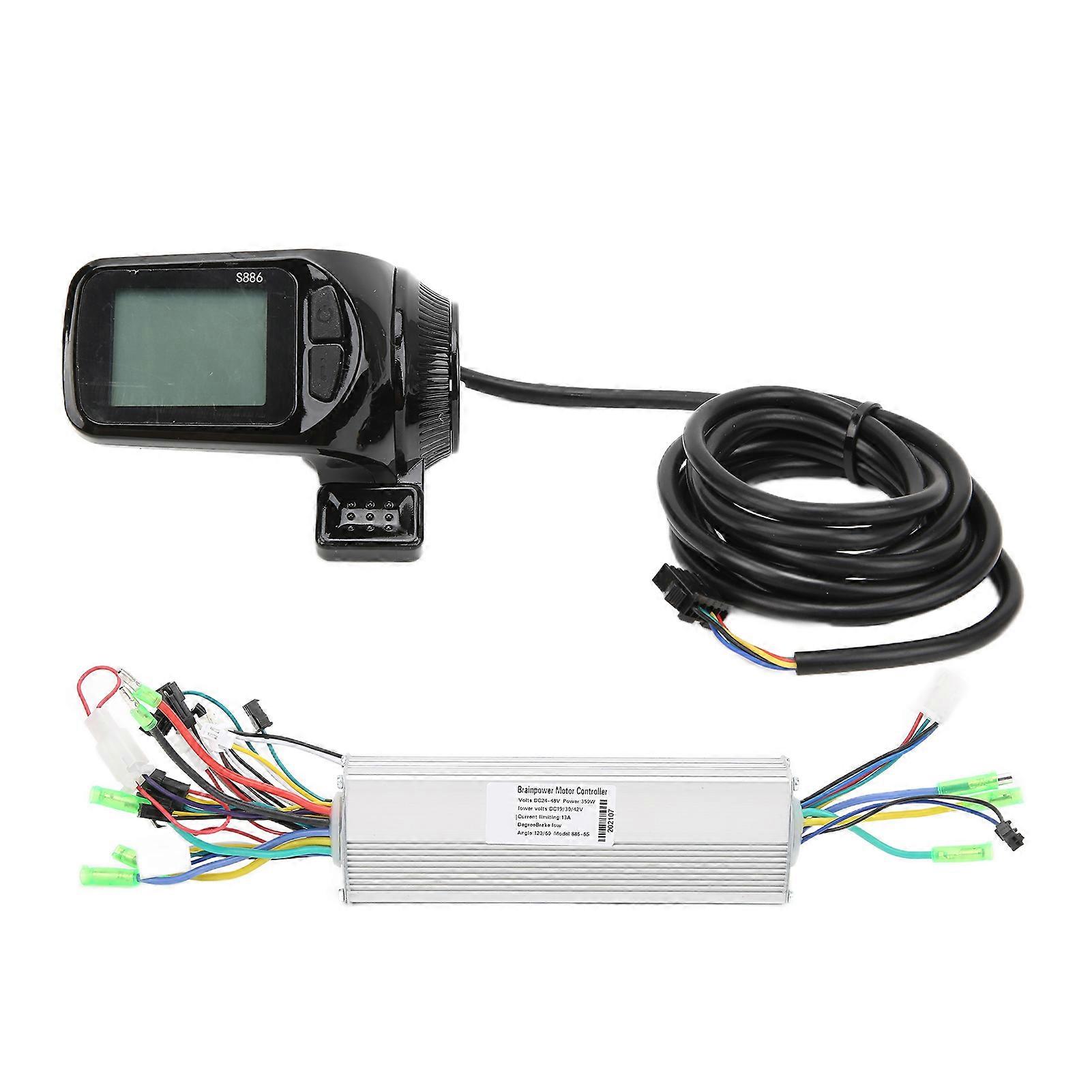 Elektrofahrrad Instrument Controller Set Double Drive Scooter LCD-Bildschirm Instrument Controller 24V / 36V / 48V 350W