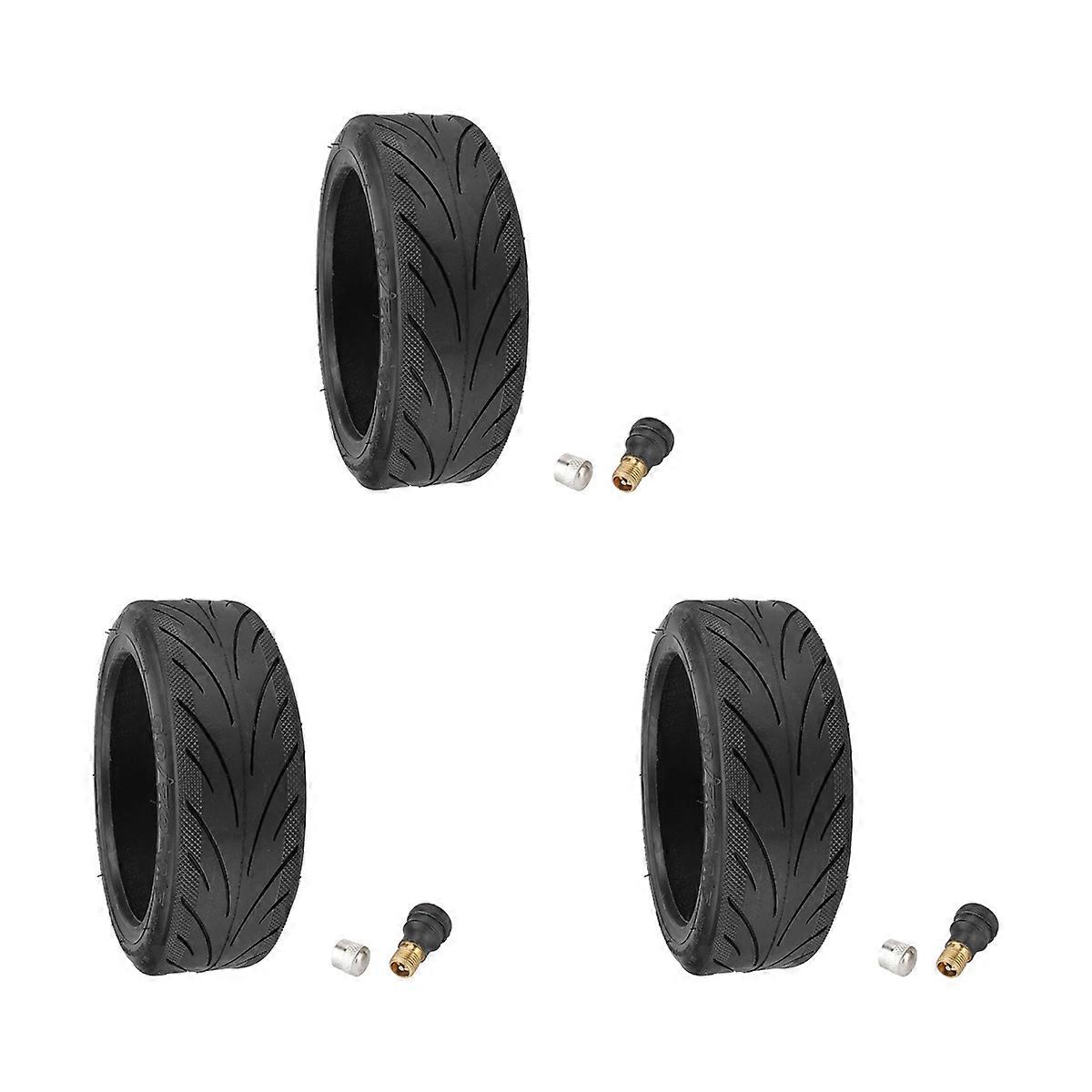 3X 60/70-6.5 Tubeless Tire with Air Nozzle 10 Inch Suitable for G30 Max Widened and Thickened Tubele