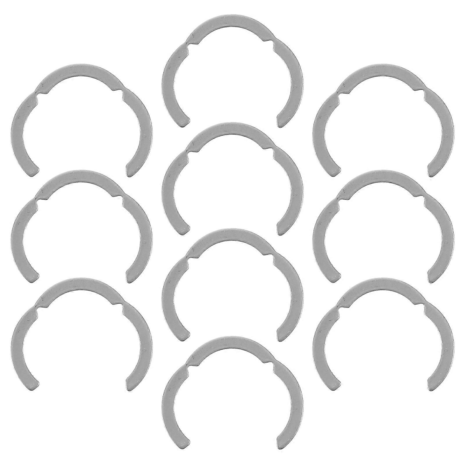 Spring Band Hose Clamp Stainless Steel Stabilizing Pipes Air Automotive Applications 10Pcs
