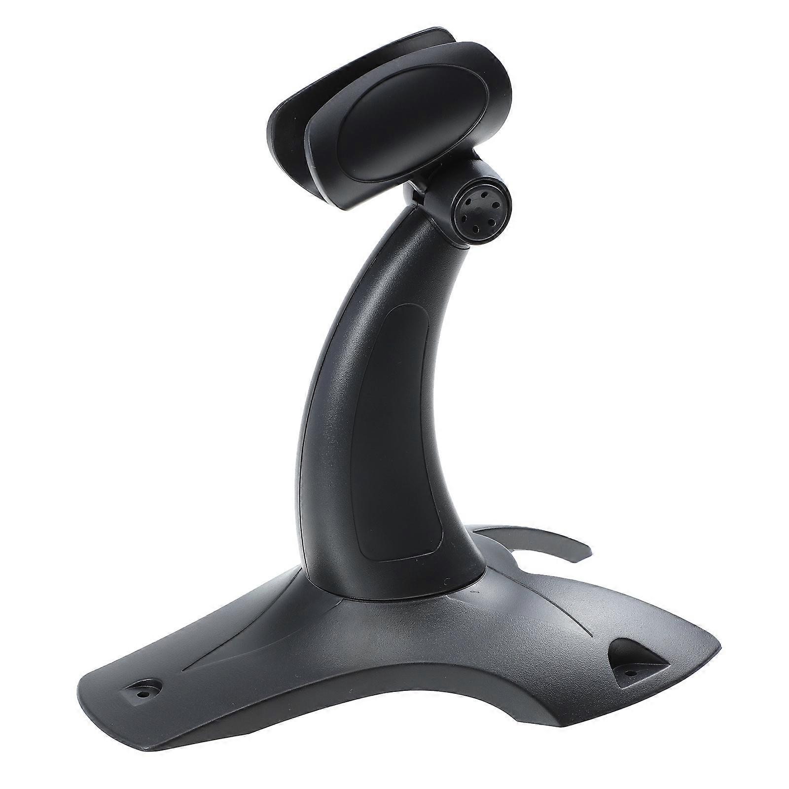Scanner Bracket Stand For Handheld Barcode Hands Free Operation Compact Design Black 1Set