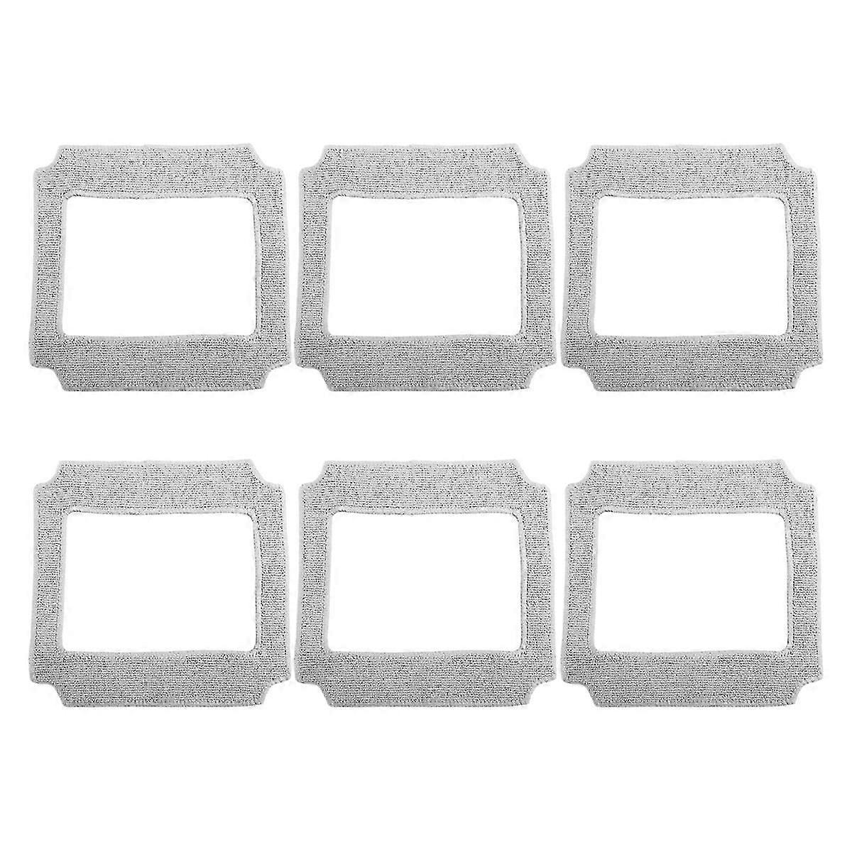 6PCS Replacement Microfiber Mop Pads for Window Cleaning Robot, Compatible with LIECTROUX YW91