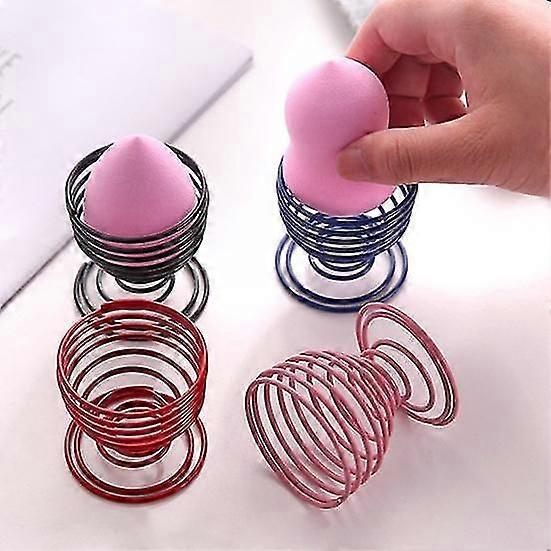 Egg Cup Sponge Puff Soft Kitchen Gadget Portable Spring Tray for Napkins