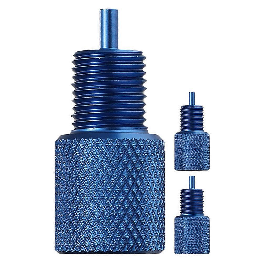 Valve Bleeding Tools For Vehicle Repair Maintenance Sessions Blue 3Pcs