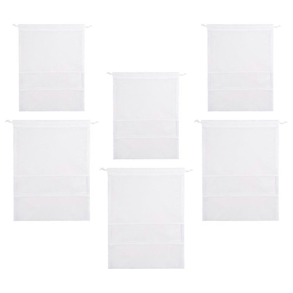 Transparent Shoe Bag Multi-purpose Storage For Electronics 6Pcs Non-woven Fabric Portable