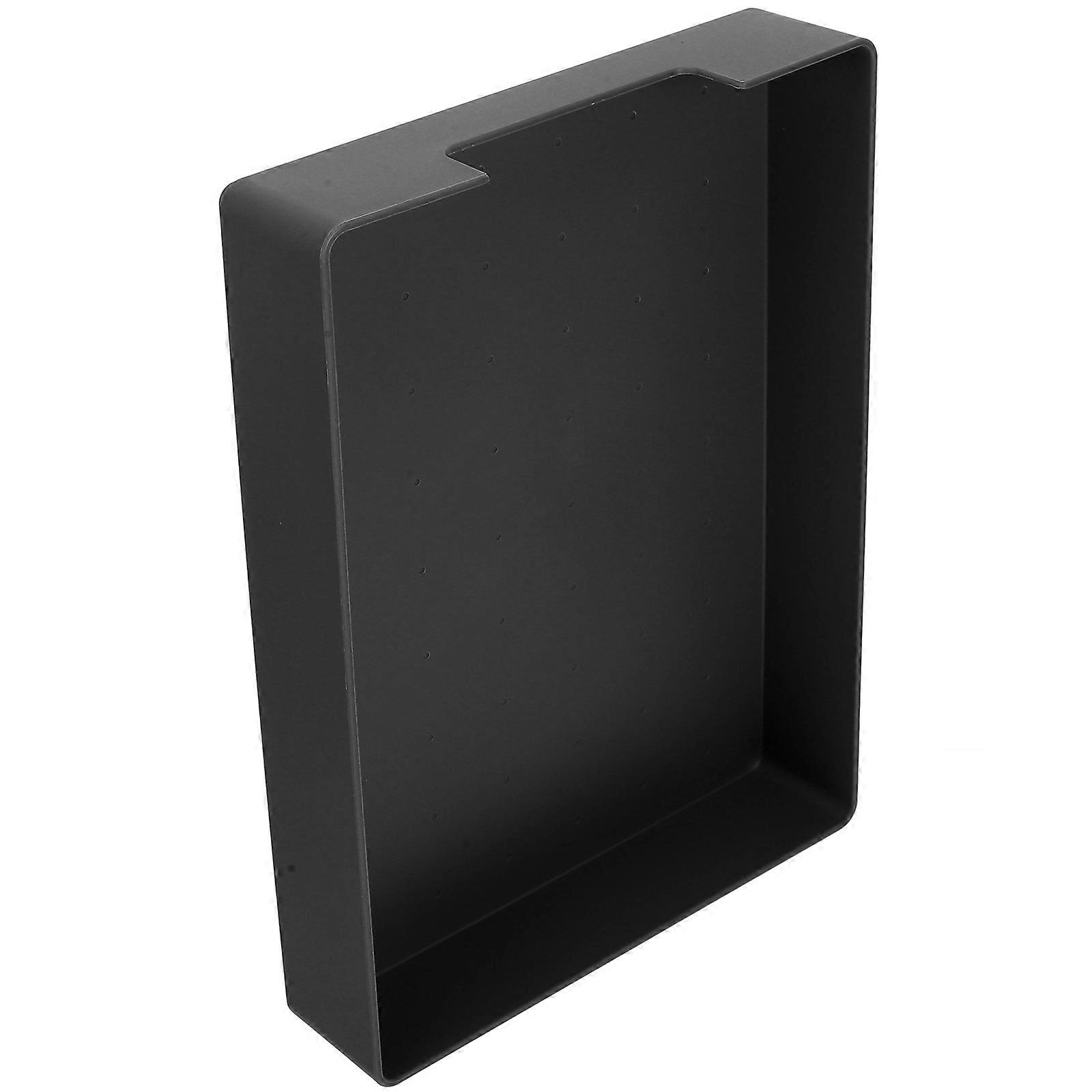 Desktop Storage Box Organizer, Multi Compartment Sundries Case for Office & Home, Simple Design for Files, Makeup & Accessories