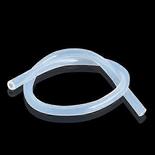 1 m transparent flexible silicone hose, tasteless and  temperature resistant soft rubber hose, 1 piece (4 x 5 mm) 4*5MM