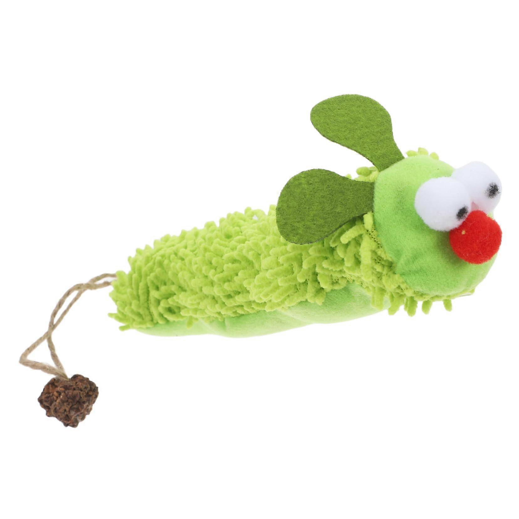 Plush cat toy interactive for cats plush cat toy cat kick toy cat toy with catnip chew toy for cats fish plush light green
