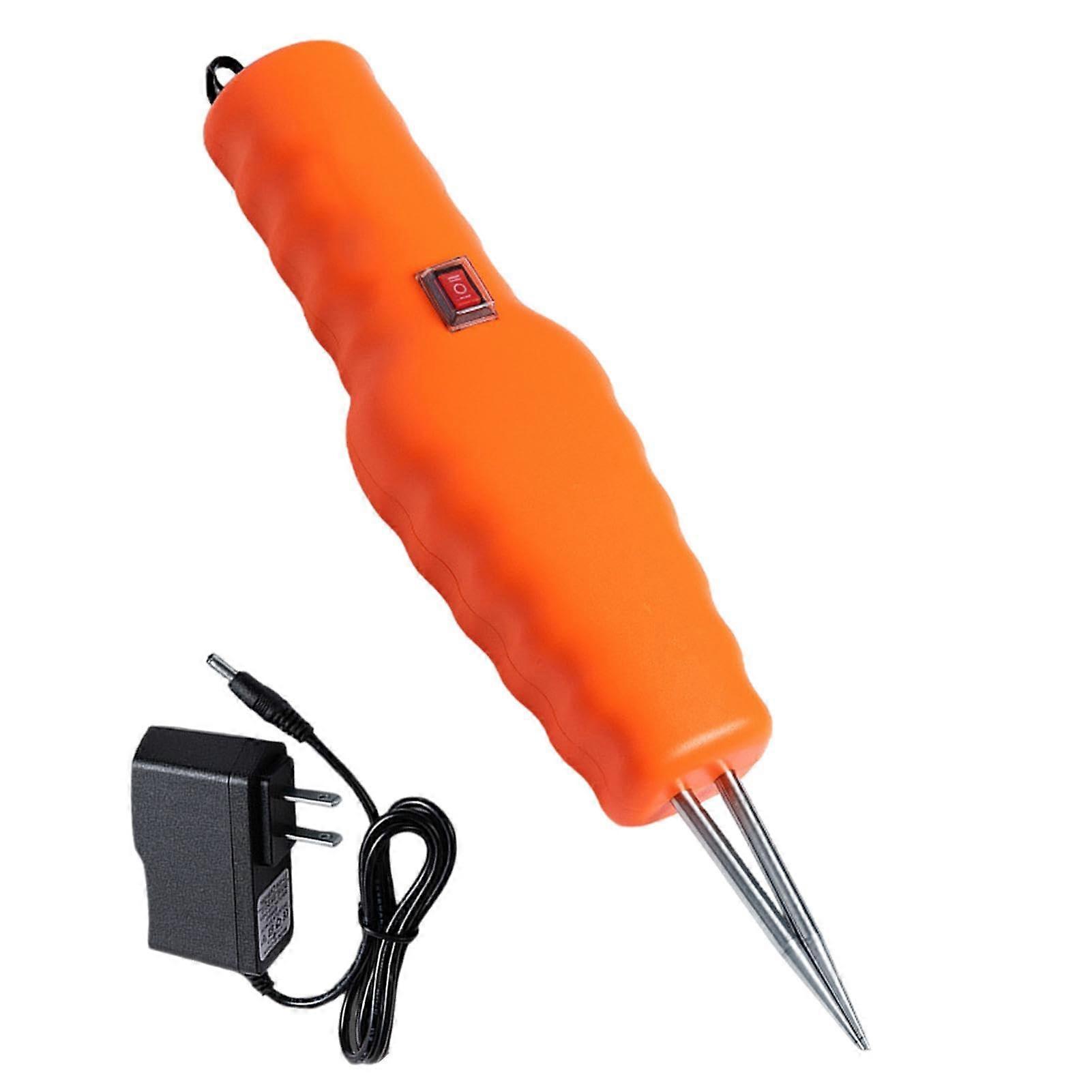 Electric Chicken Plucker, Portable Spring Puller for Chickens, Ducks, Birds Orange1