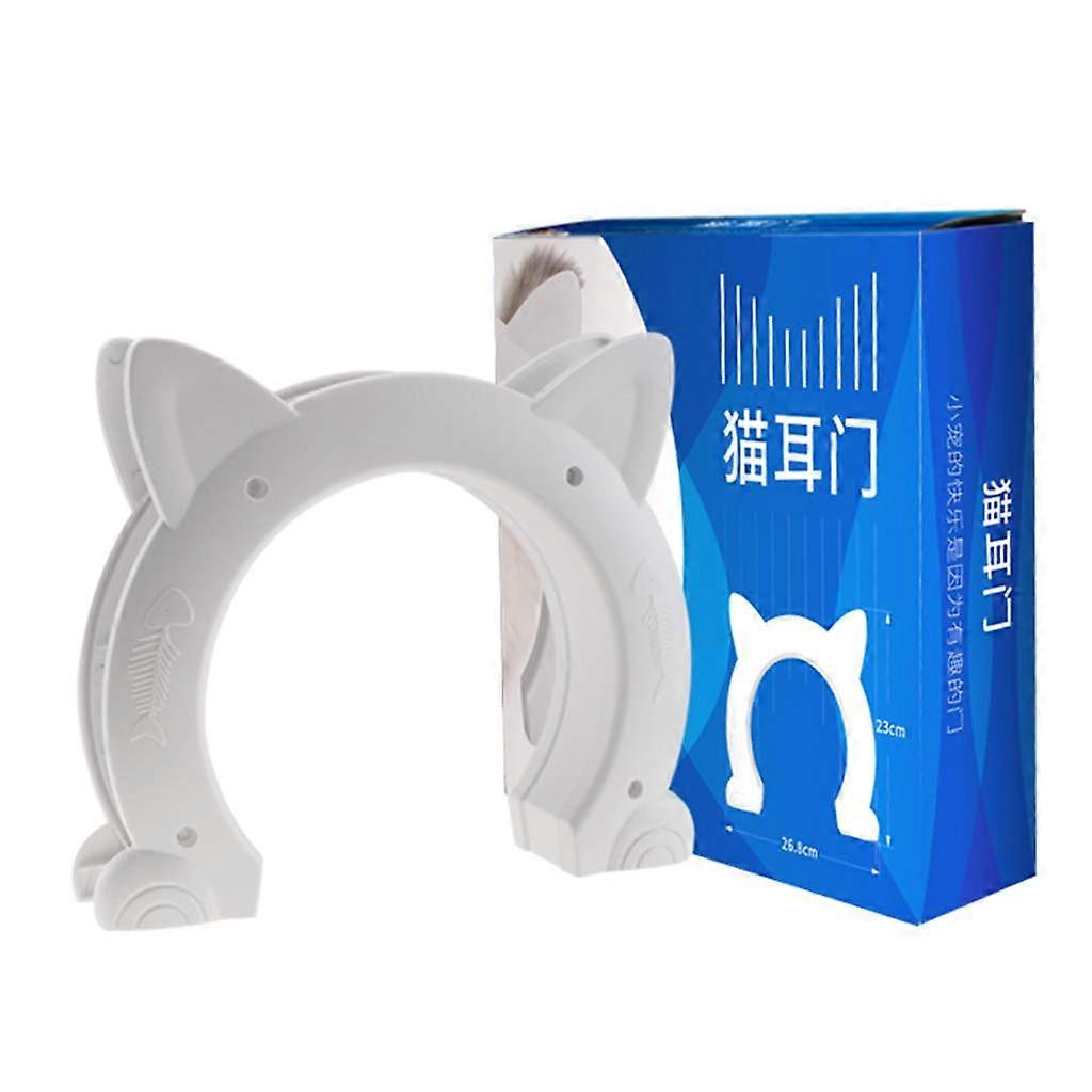 Interior Door for Puppy Dog Cat Pet Accessories Small ABS Gate Frame 30-Inch Tall Adjustable Pet Barrier