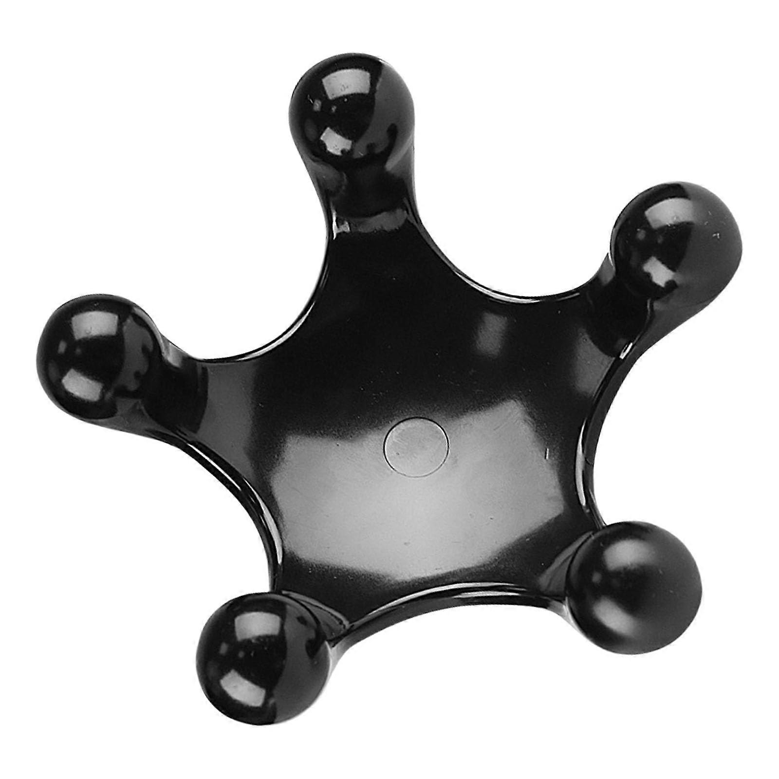 Deep tissue trigger point massage paste, portable handheld massager for neck, shoulder, and back pain relief, easy to use, Black.