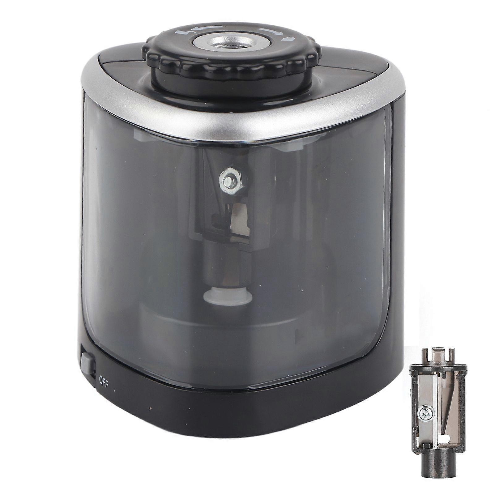 2025 Latest Model  Electric Pencil Sharpener Black Replaceable Tool Holder
