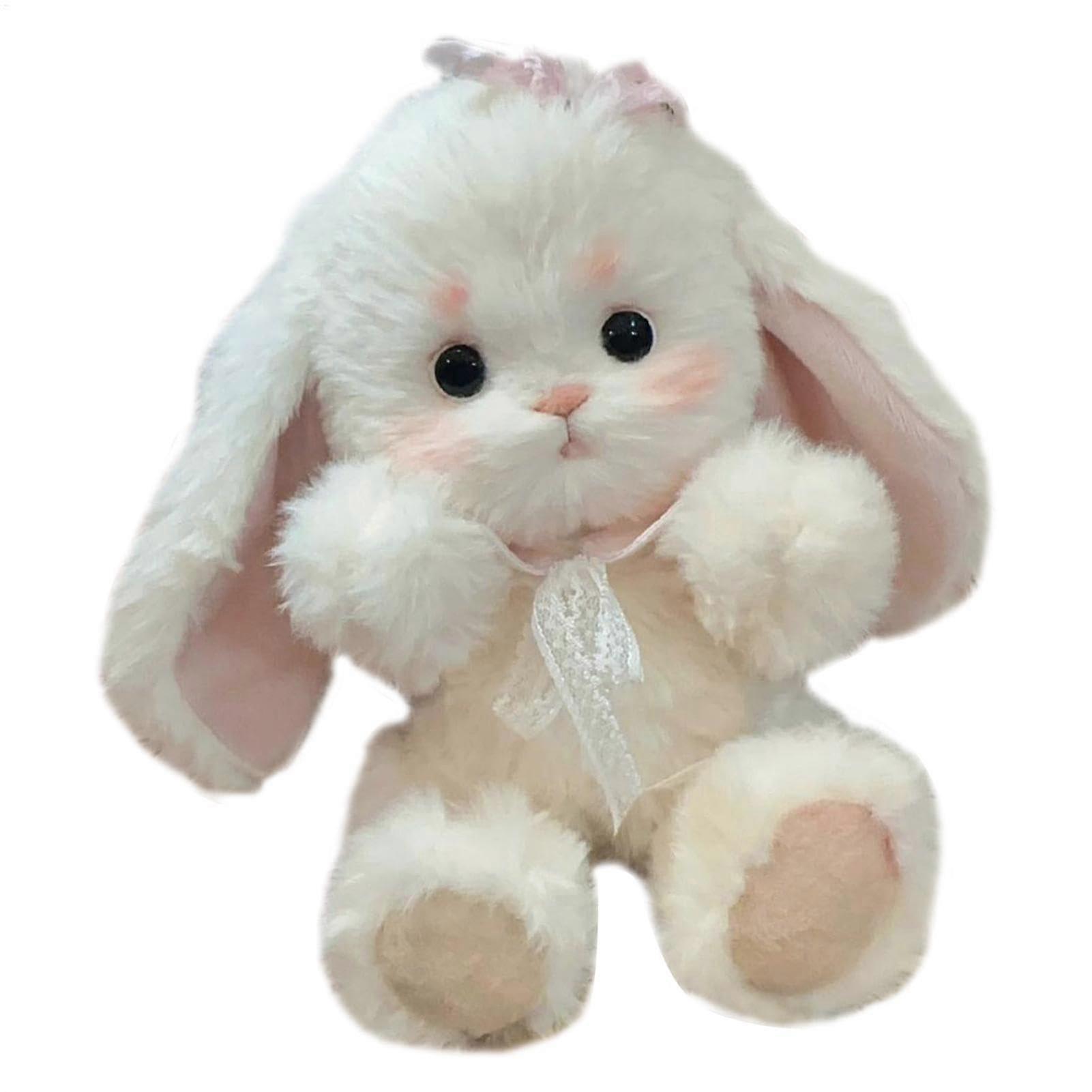 Sewing kit for plush bunnies, educational, handmade, movable joints, includes instructions and felt.