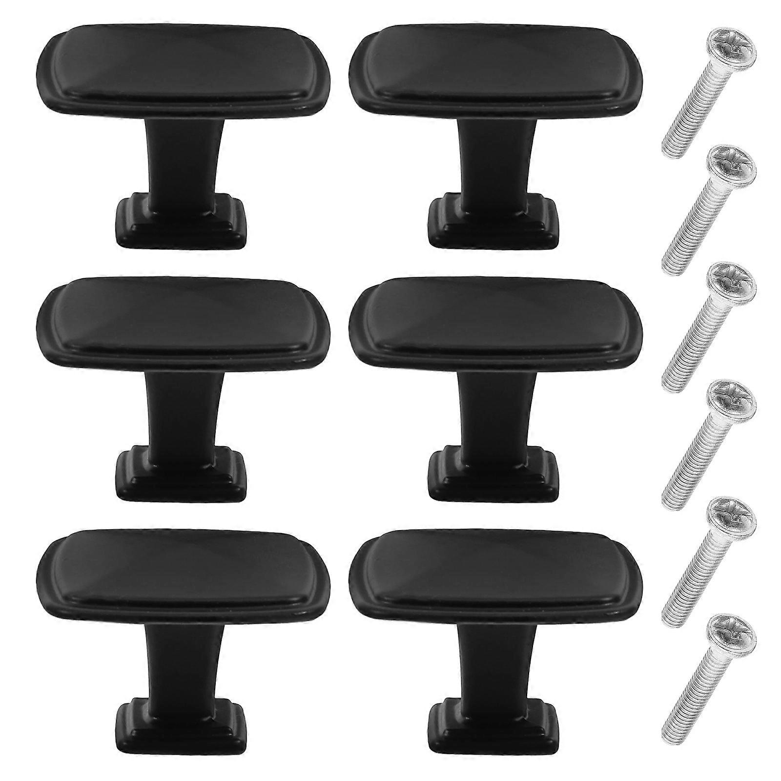6pcs Cabinet Knobs, Drawer Pull Handles for Kitchen Cupboards, Furniture Replacement