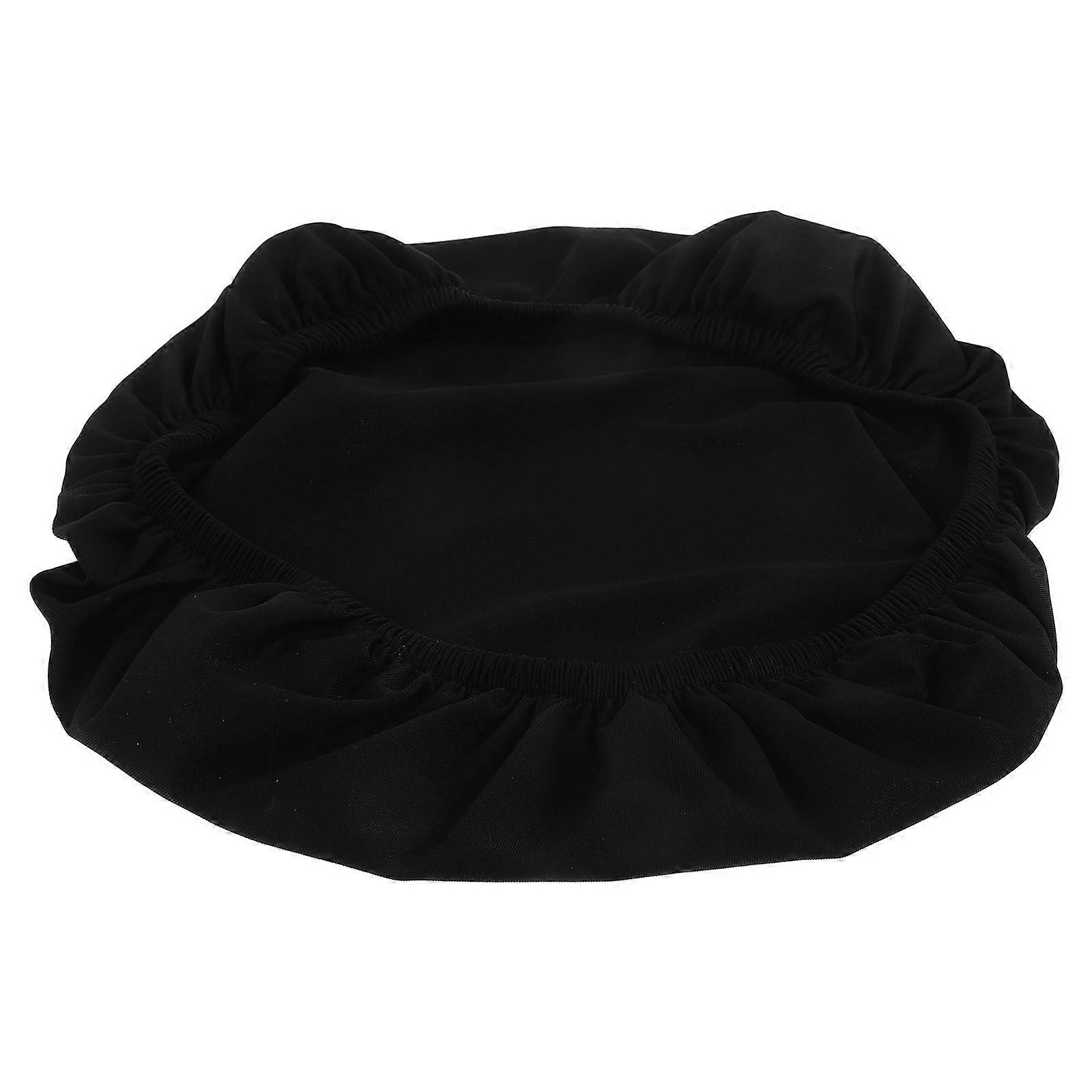 Black Toilet Tank Lid Cover – Washable, Easy to Install, Fits Most Toilet Tanks, Secure Bathroom Accessory