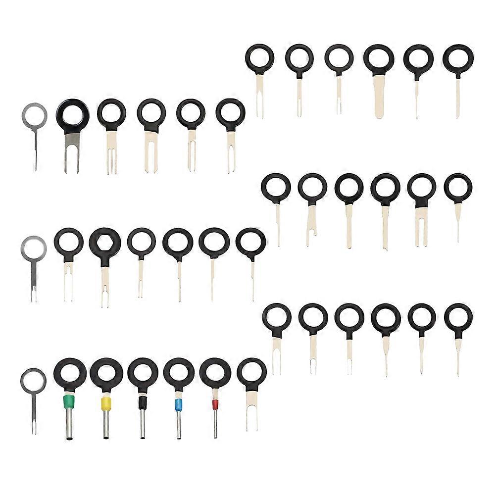 Car Terminal Removal Tool Kit for Wire Connector Pin Extractor Puller Assorted Color Steel Plastic 82pcs