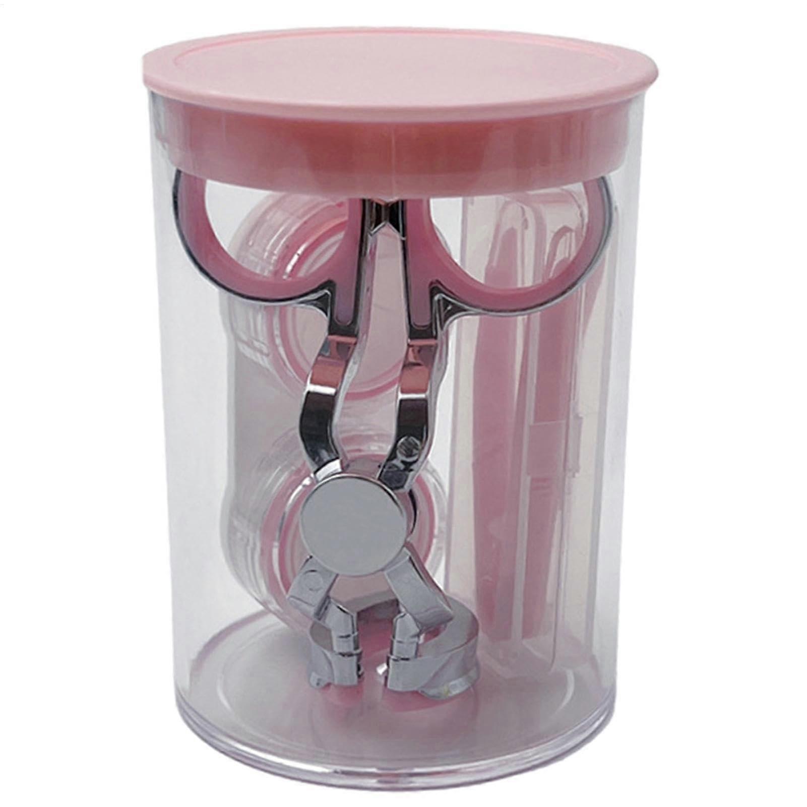 Contact Lens Applicator Travel Kit with Case, Tweezers for Easy Application