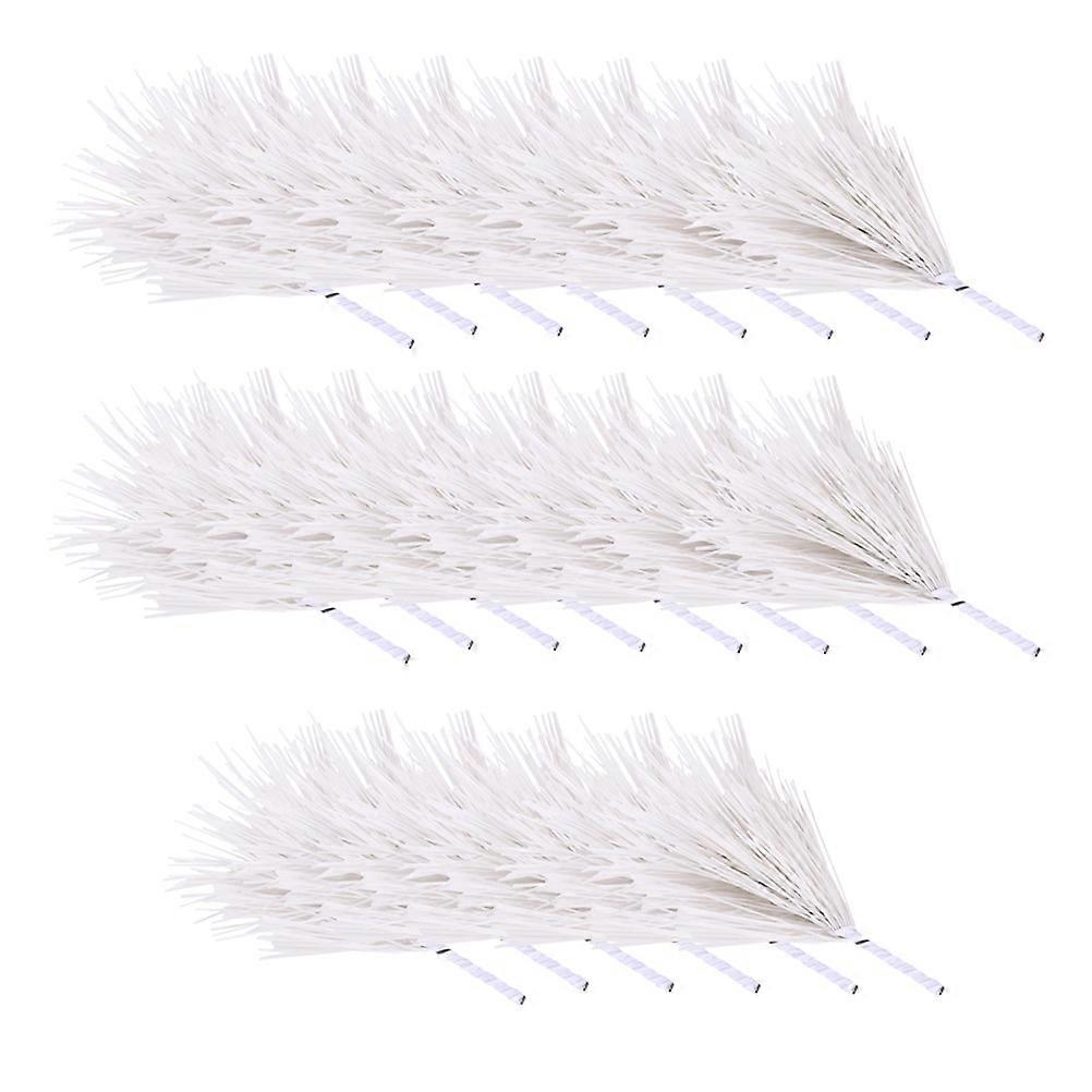 Here's a refined product description for your **50pcs Faux Pine Needles White PVC Plastic Realistic Simulated Pine Branches**:
### 🌲 50PCS Faux