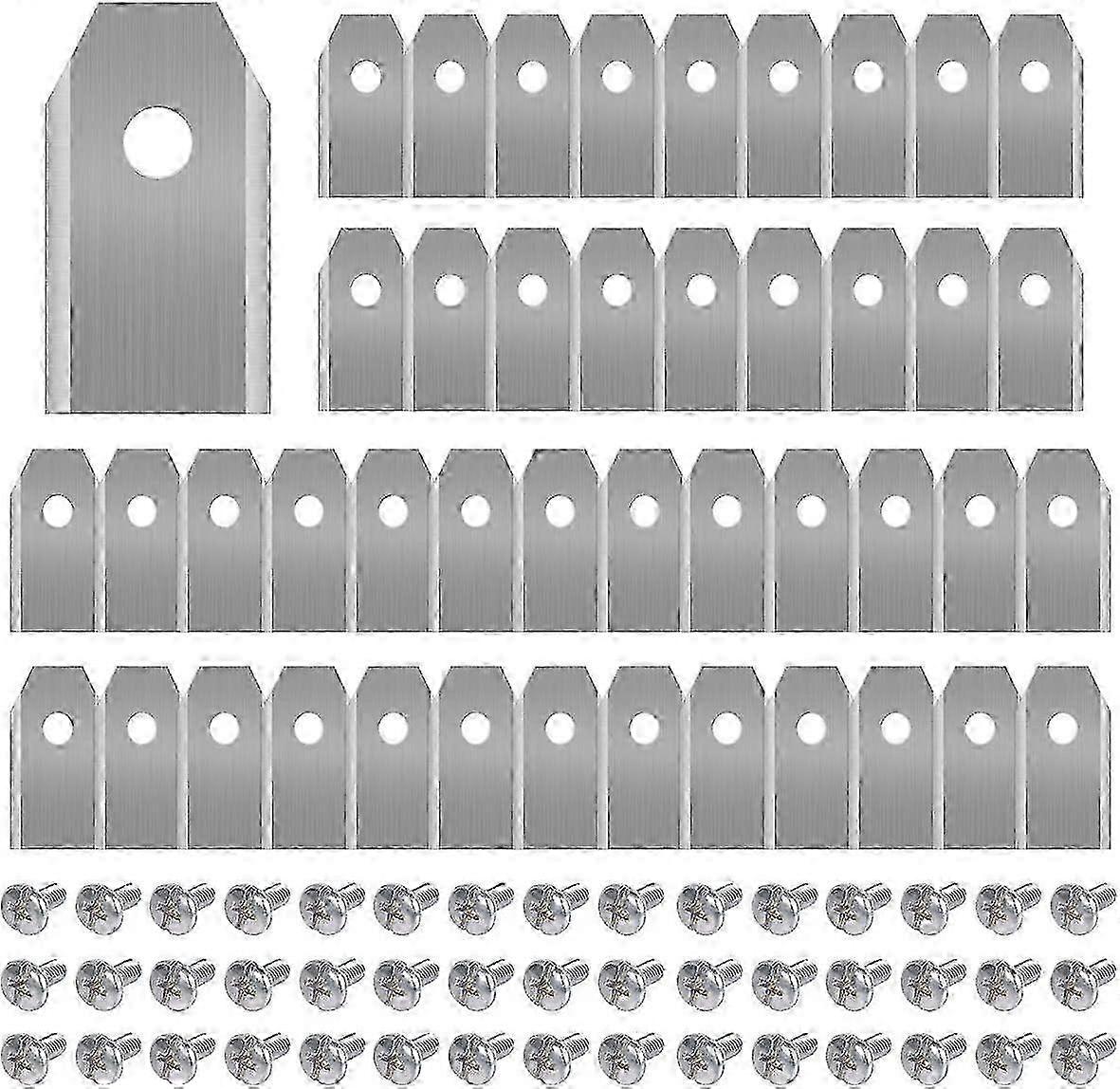 45pcs titanium replacement blades with screws for robotic lawnmower