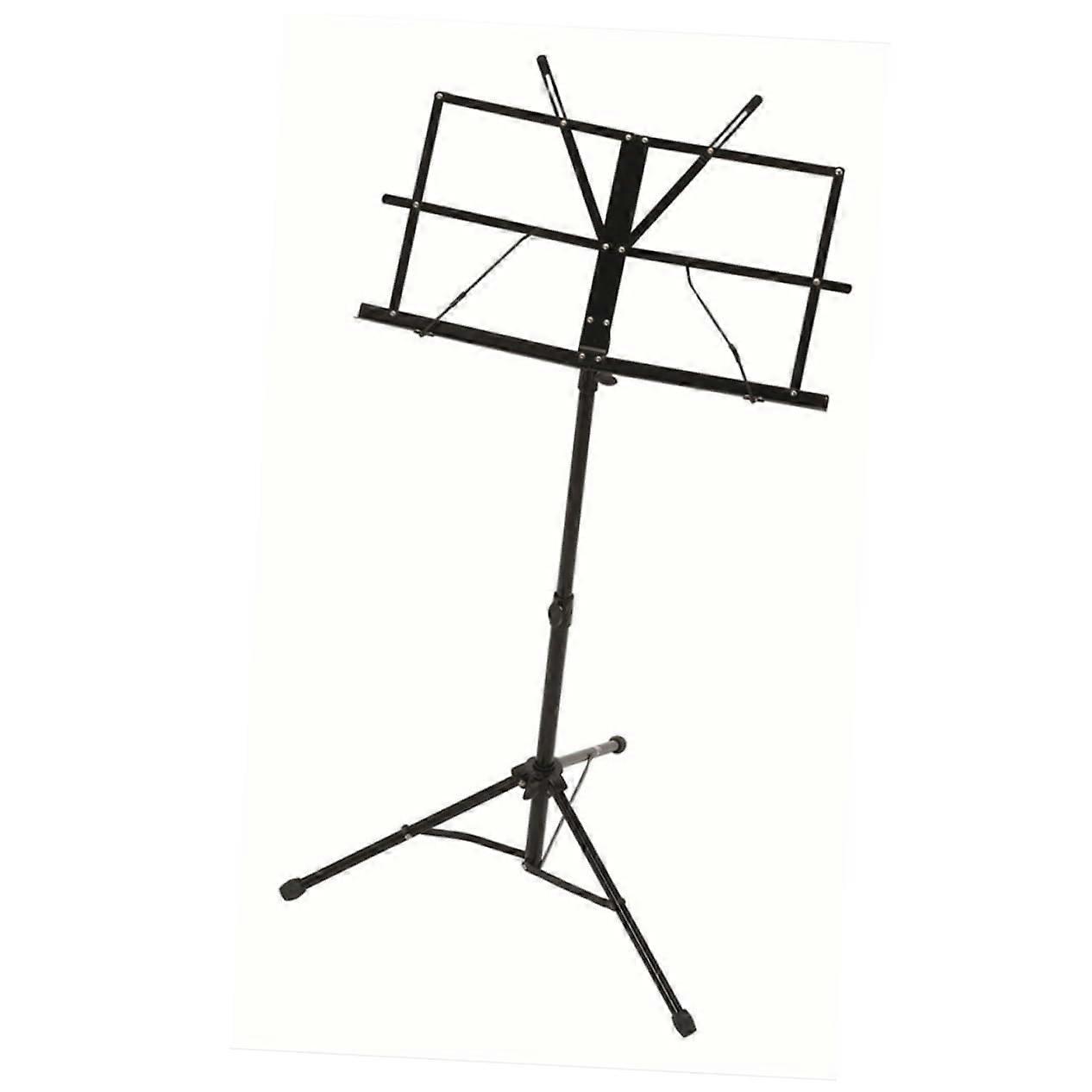 Foldable Music Stand Portable with LED Light, Adjustable Height, Compatible with Cello, Keyboard, and Guitar
