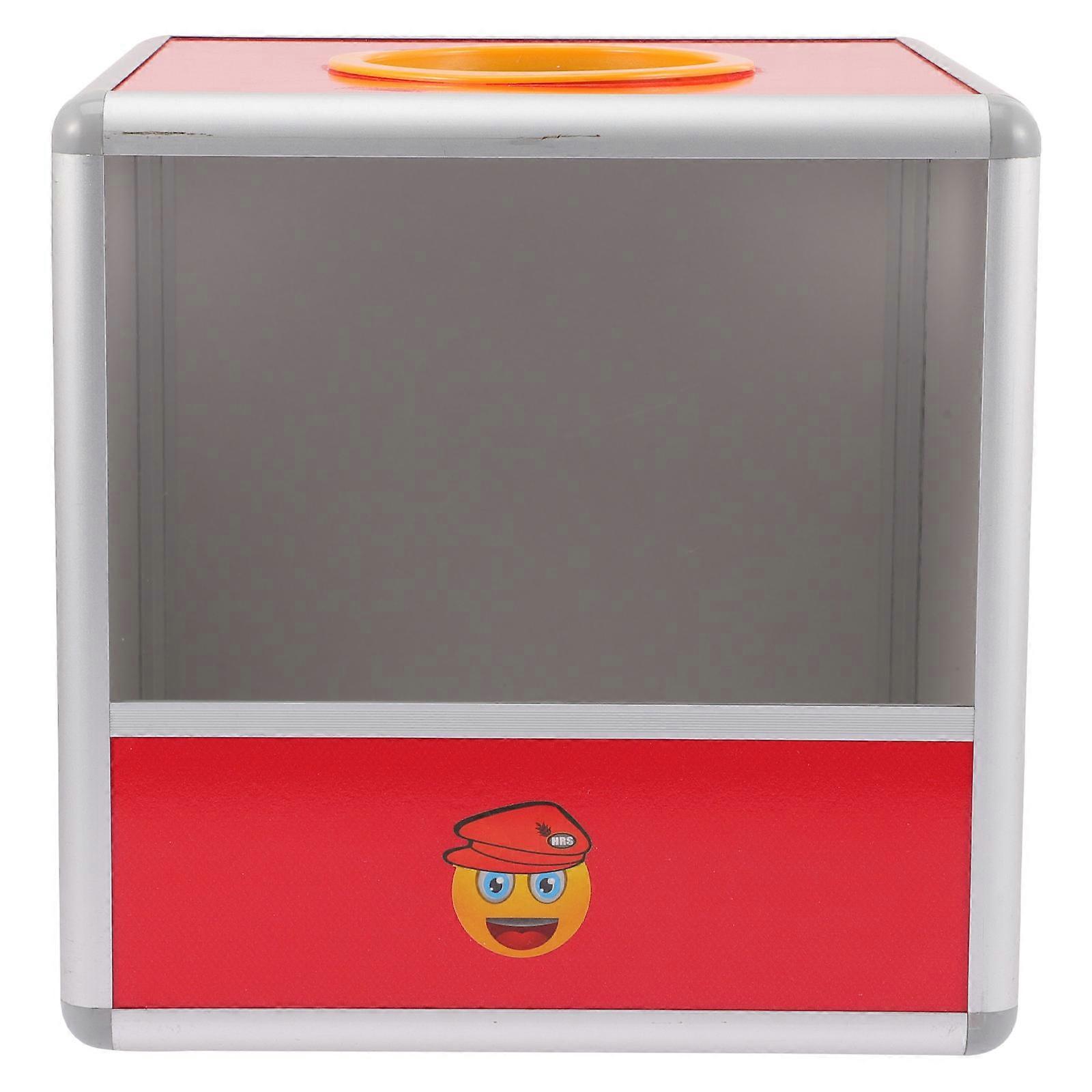Clear Money Saving Box Toys For Classroom Prize Box Square Decorative Style Medium Fiber Paint Board Storage 1Pack