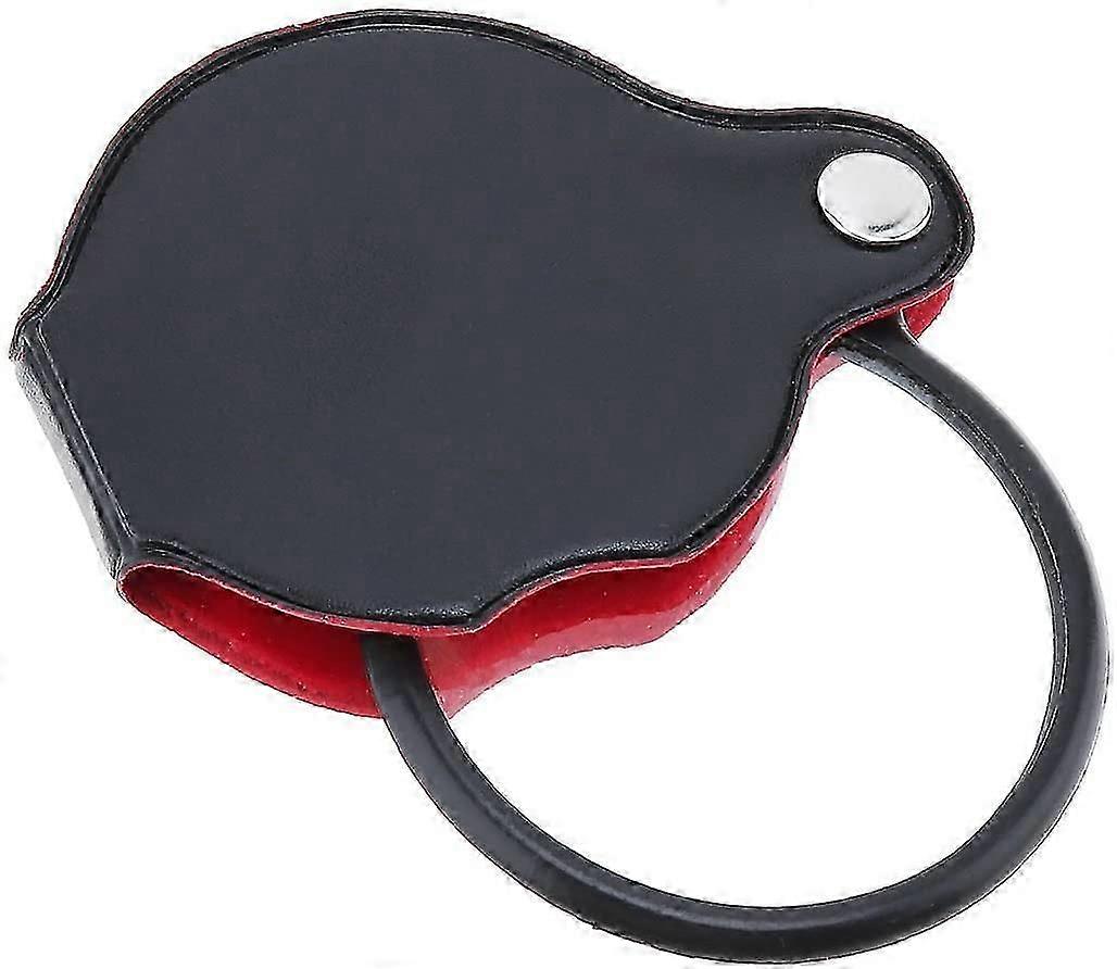 Pocket-Sized 8X Magnifier - Optical Glass with Protective Case for Reading & Office Use
