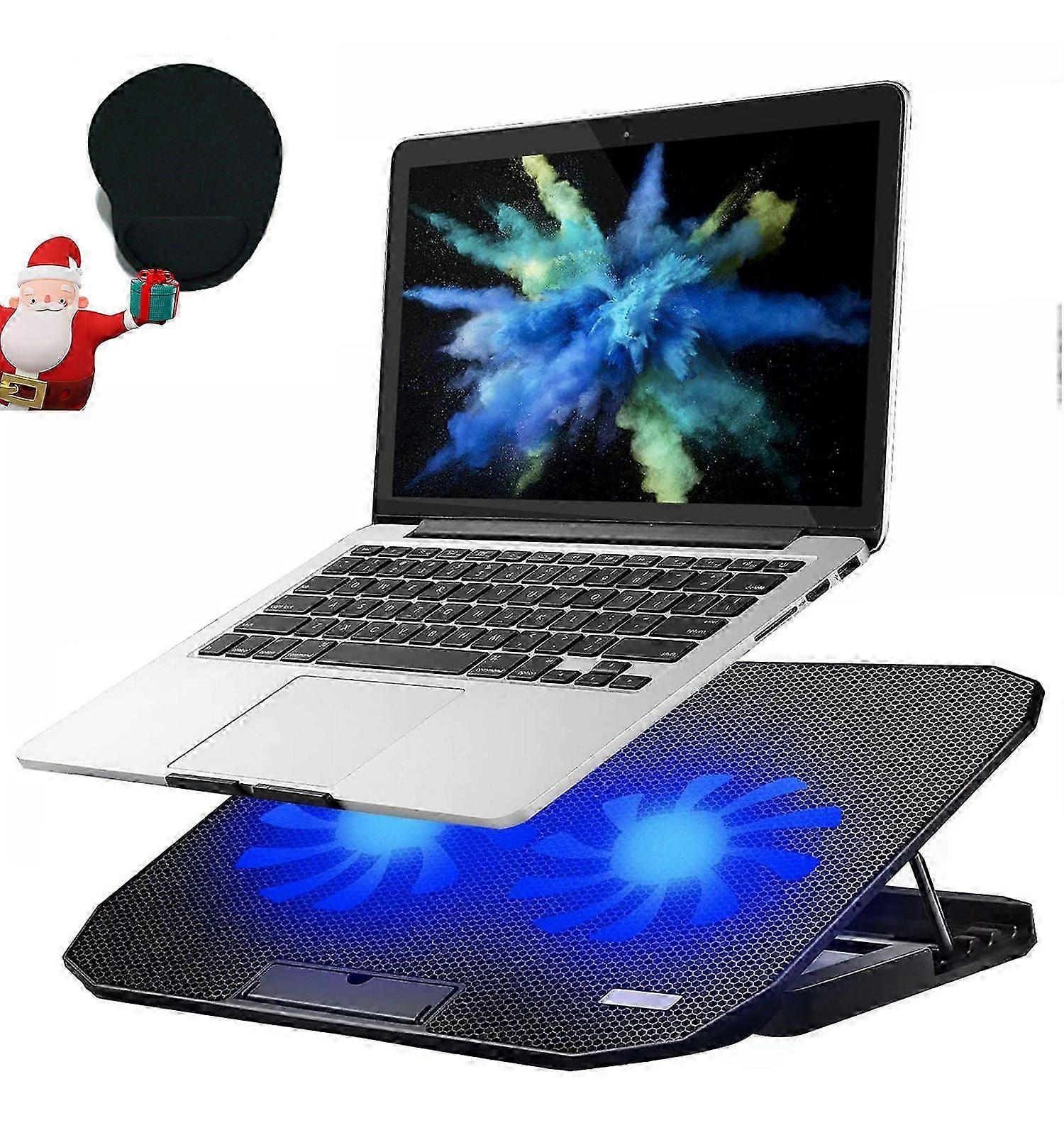 Notebook cooler Notebook cooler, quiet, 5 levels of height adjustment, incl. mouse pad,