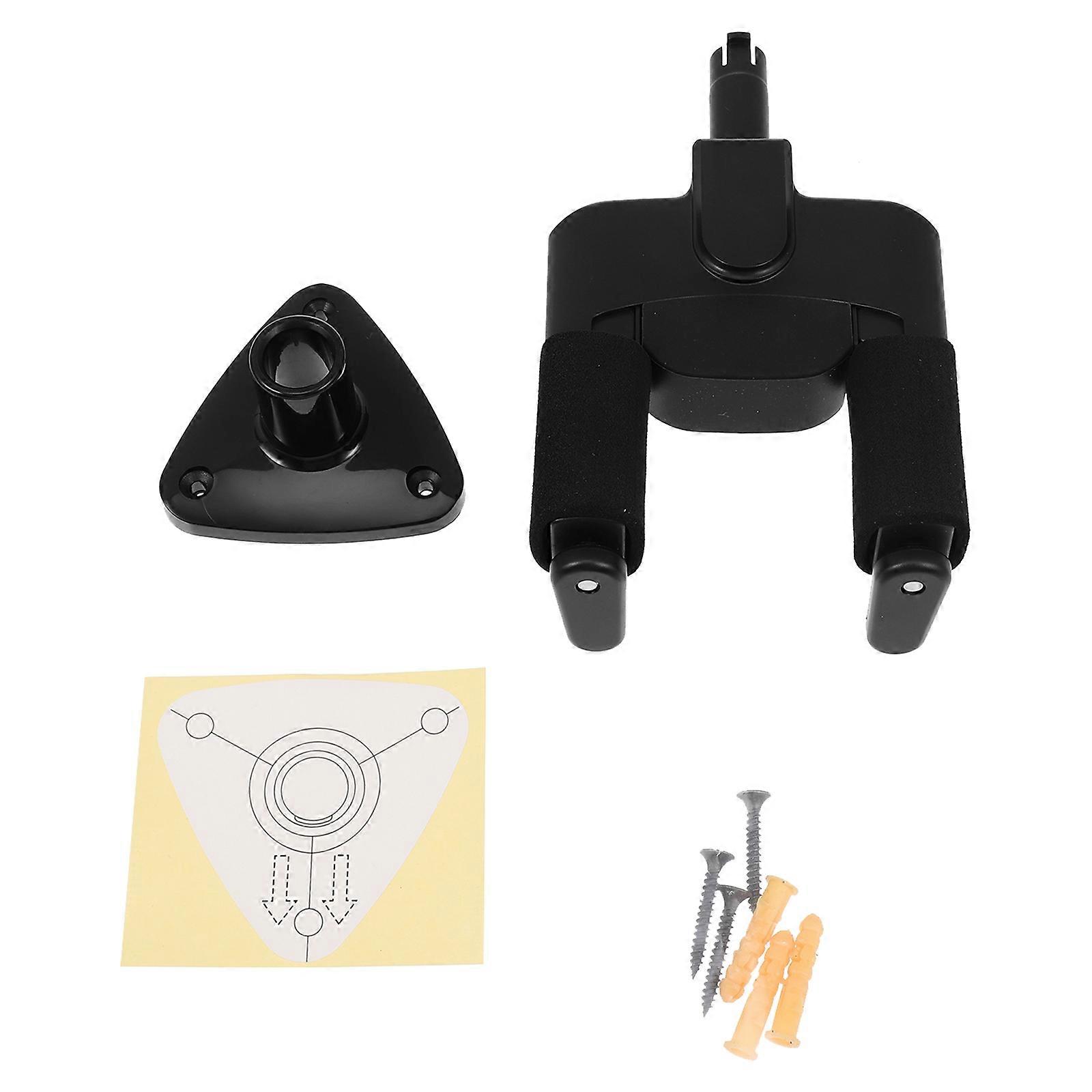 Guitar Wall Hanger   Universal Ukulele & Stringed Instrument Holder   Durable Gravity Design, Easy Secure Installation & Space Saving Storage