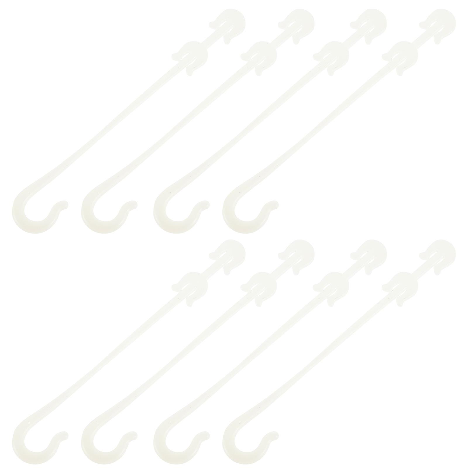 Support Hooks Plastic Hanging Hooks Flower Plant Holders Gardening Tools 9.5X1.5CM Hold Flower Branches 150Pcs