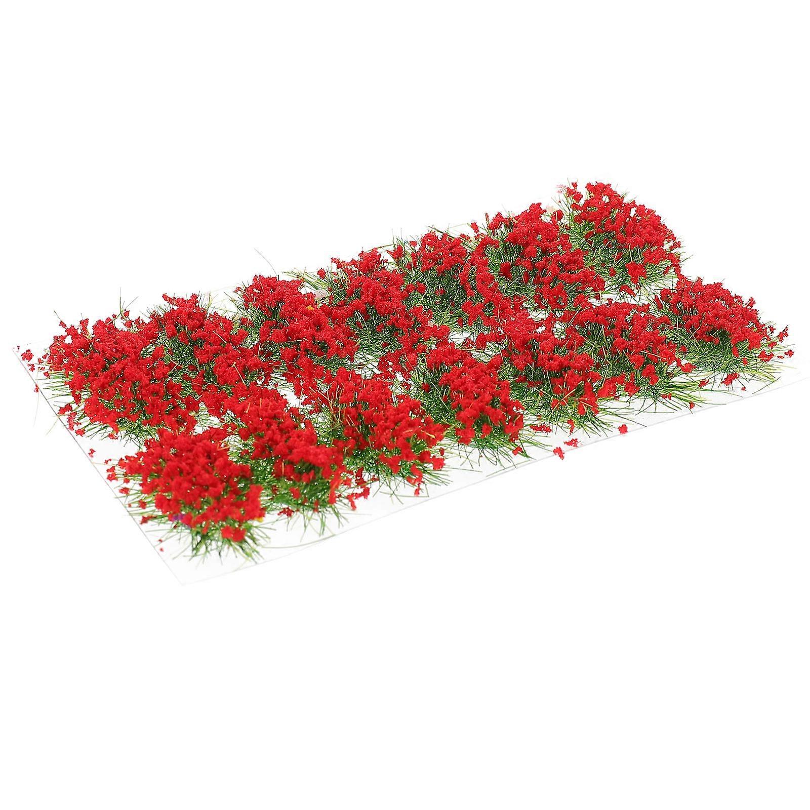 Red Resin Miniature Flowers for Decoration and Realistic DIY Craft Supplies 1 Box