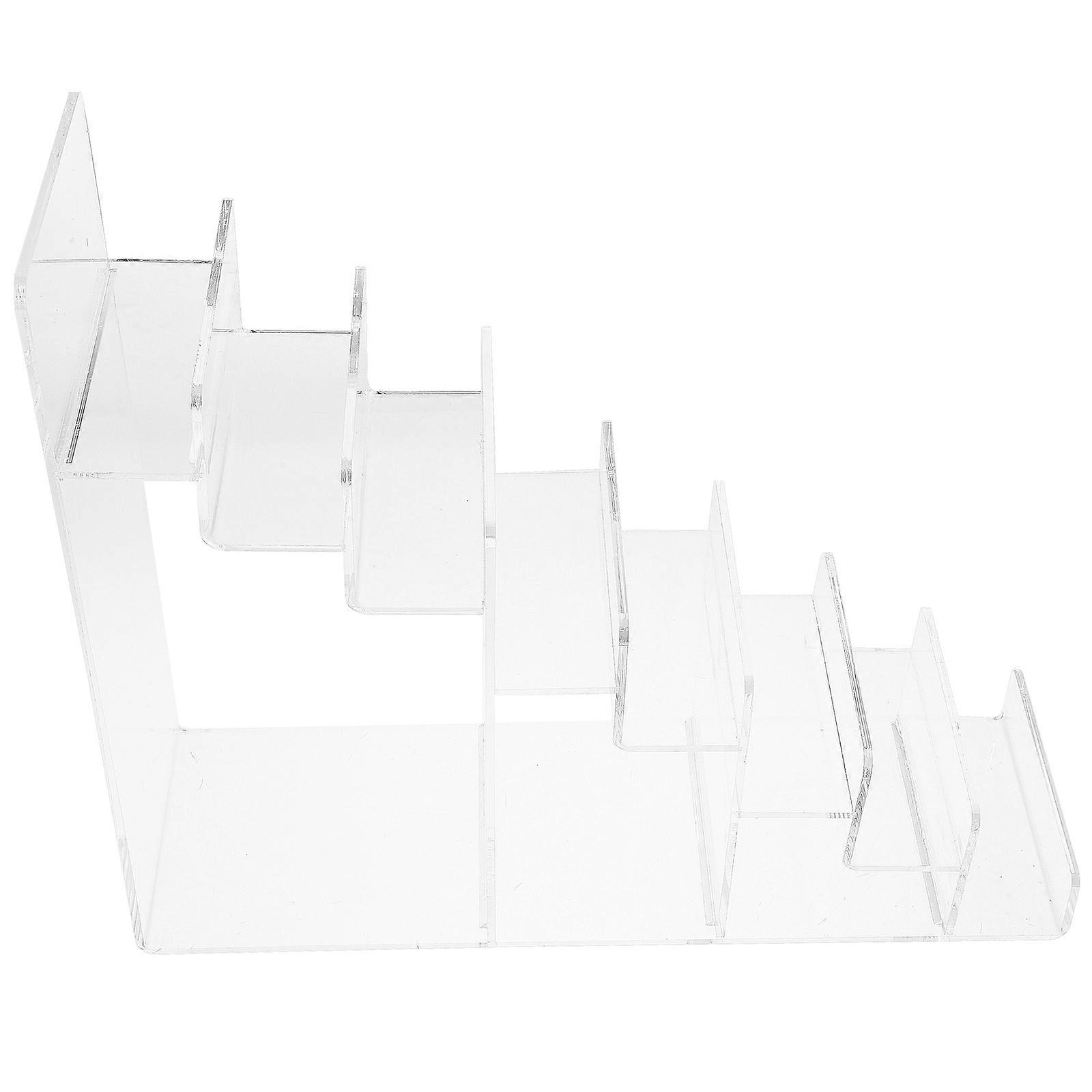 Clear Display Stand Wallet Riser Holder Retail Store Multi-tier Display Storage 1Set