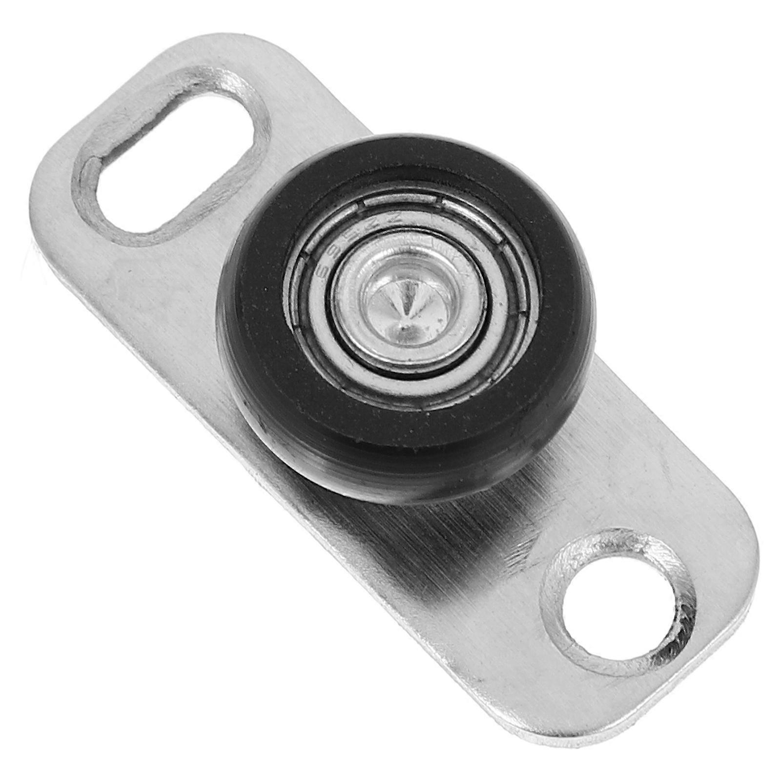Sliding Barn Door Hardware Bottom Guide For Glass Doors Silver 4x1.6cm Stabilization 1Pcs