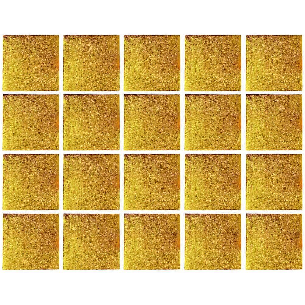 Gold Foil Wrapping Paper 500Pcs Ideal For Birthday And Baby Shower Celebrations With Square Shape And Party Favor Functionality