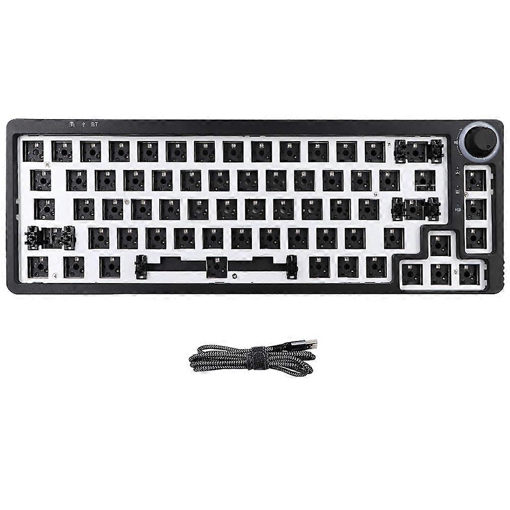 Keyboard For Computer Mechanical Keyboard Diy Kit Enthusiast Black 33.00X12.00X3.50Cm Hot-Swappable 1 Set