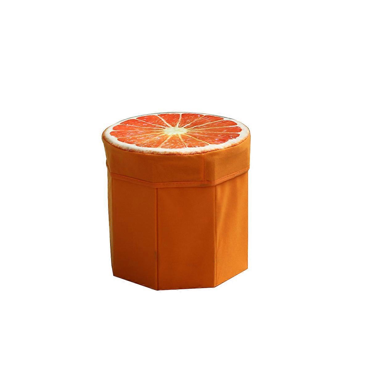 Fruit Footstool Creative Box Small Size For Living Room Storage Stool 1Pcs