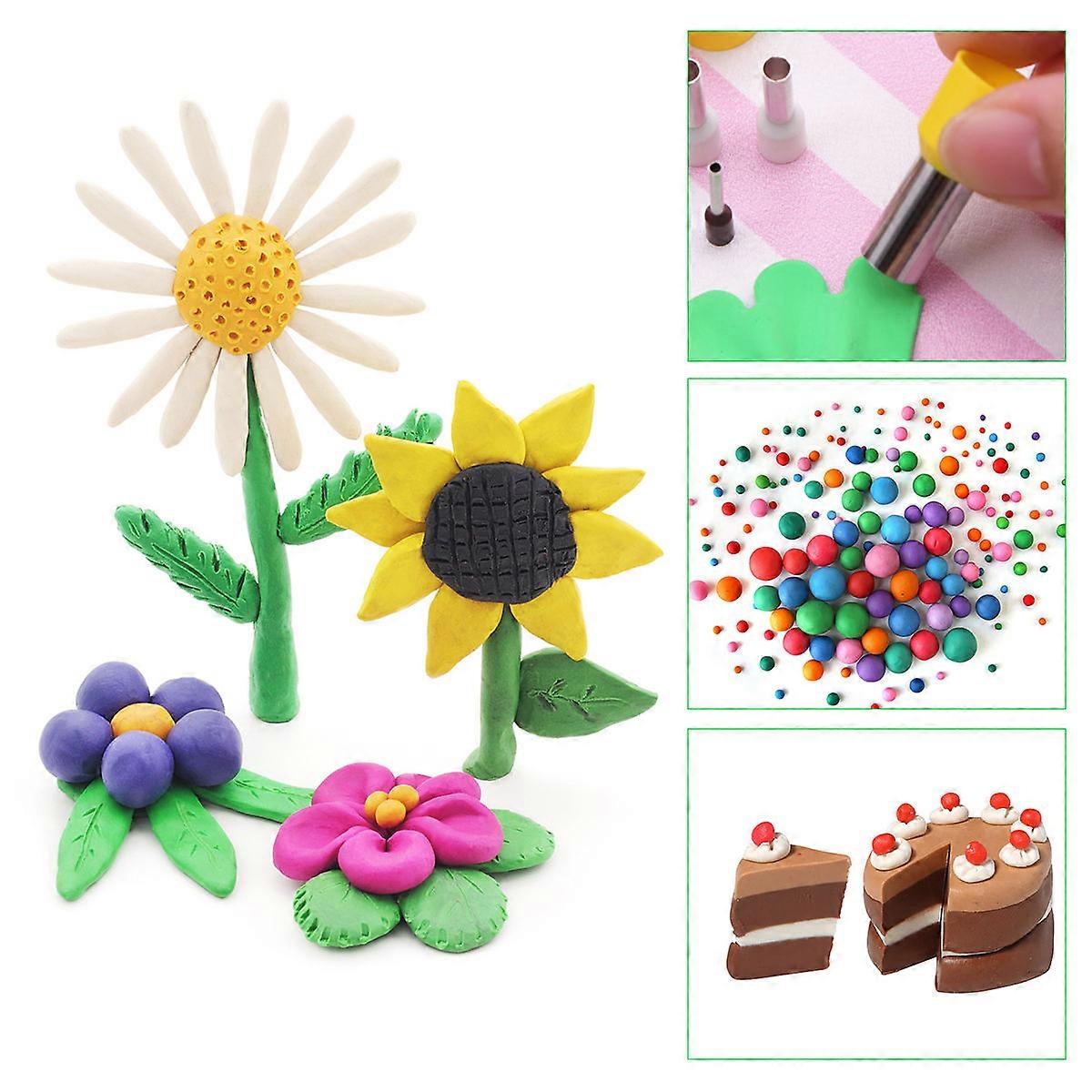 Stainless Steel Clay Cutters 40Pcs Assorted Color for Pottery DIY Versatile Shapes