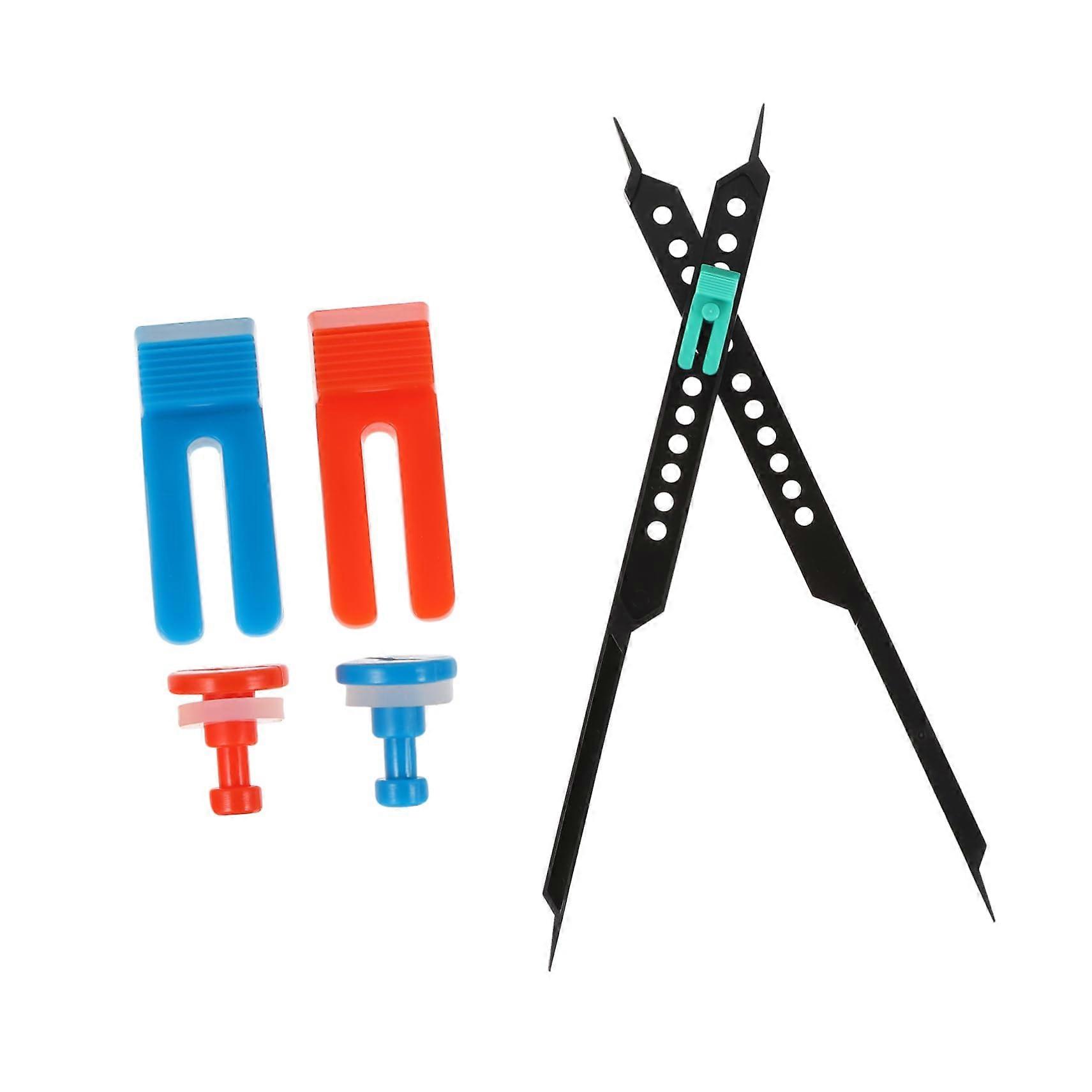 Proportional scale divider, drawing tool, pocketsized, no special electronics, drawing compass, ruler