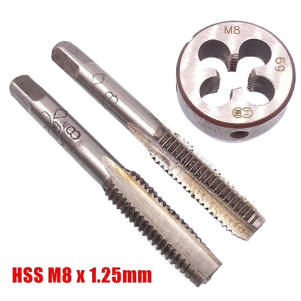 Hand Tap CNC Die Hand Taps High Speed Steel M8x1.25mm
