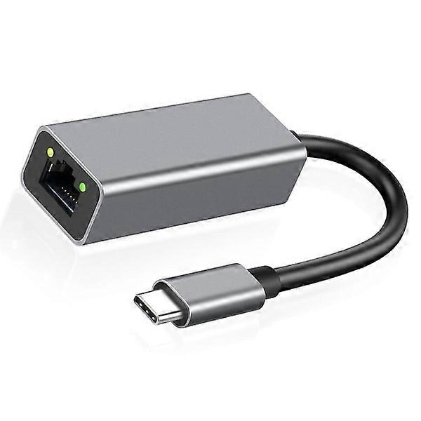 Typ-C auf RJ45 Anschluss 1000Mbps USB-C Ethernet Adapter USB-C auf RJ45 LAN Adapter Typ C Netzwerkkarte