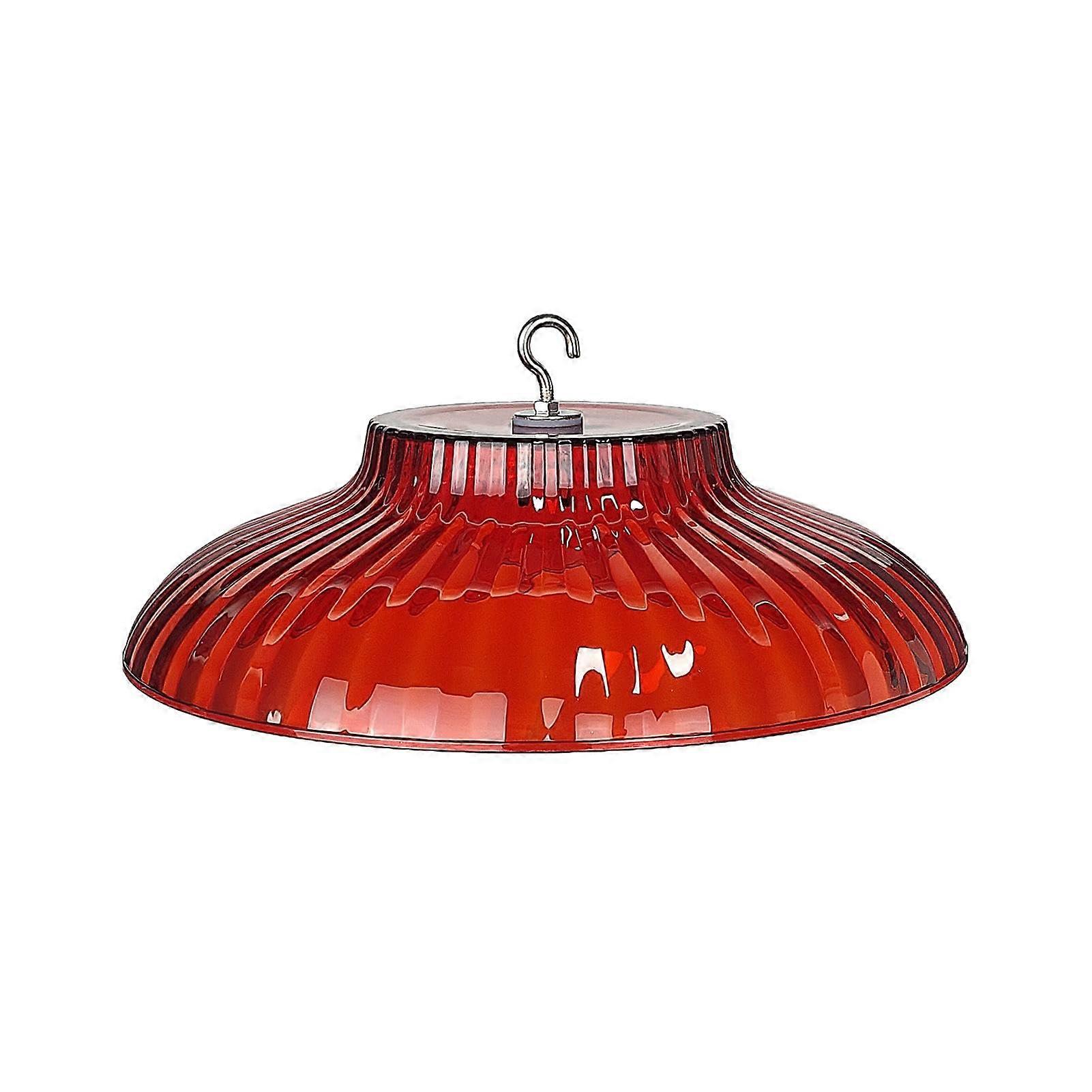 Bird Feeder Divider Rain Cover Bird Feeder Cone Squirrel Guard Squirrel Guard Squirrel Proof Bird Feeder for Hummingbird red