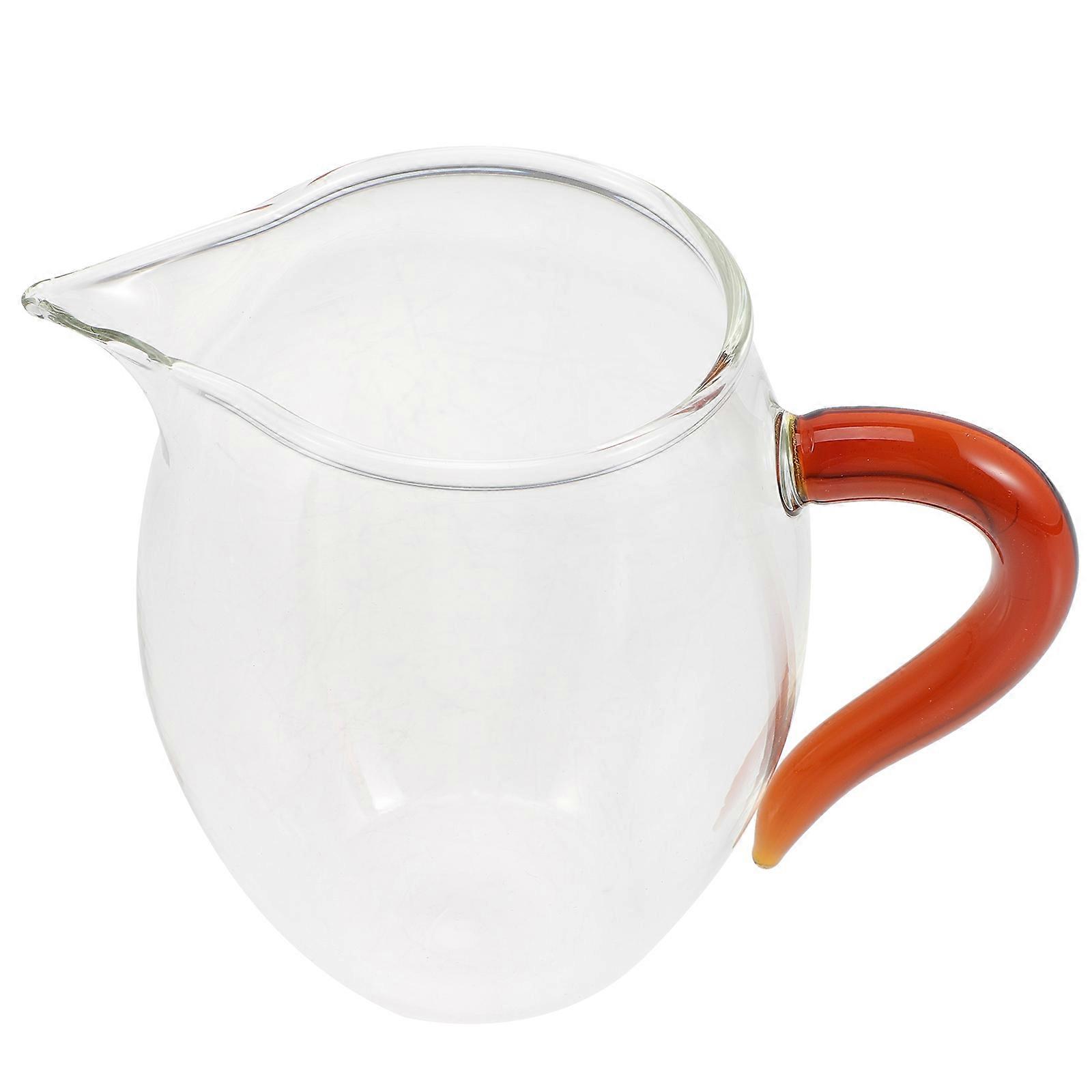 Side Handle Tea Dispenser Household Glass Milk Cup Tea Cup Tea Accessory