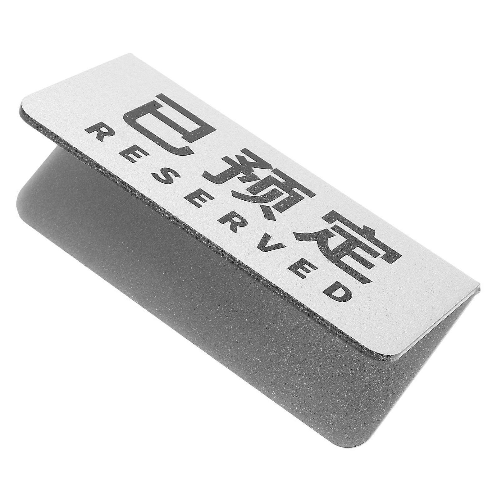 Elegant Acrylic Reserved Table Sign for Restaurants, Weddings, Parties, and Corporate Events – Versatile Table Reservation Decoration