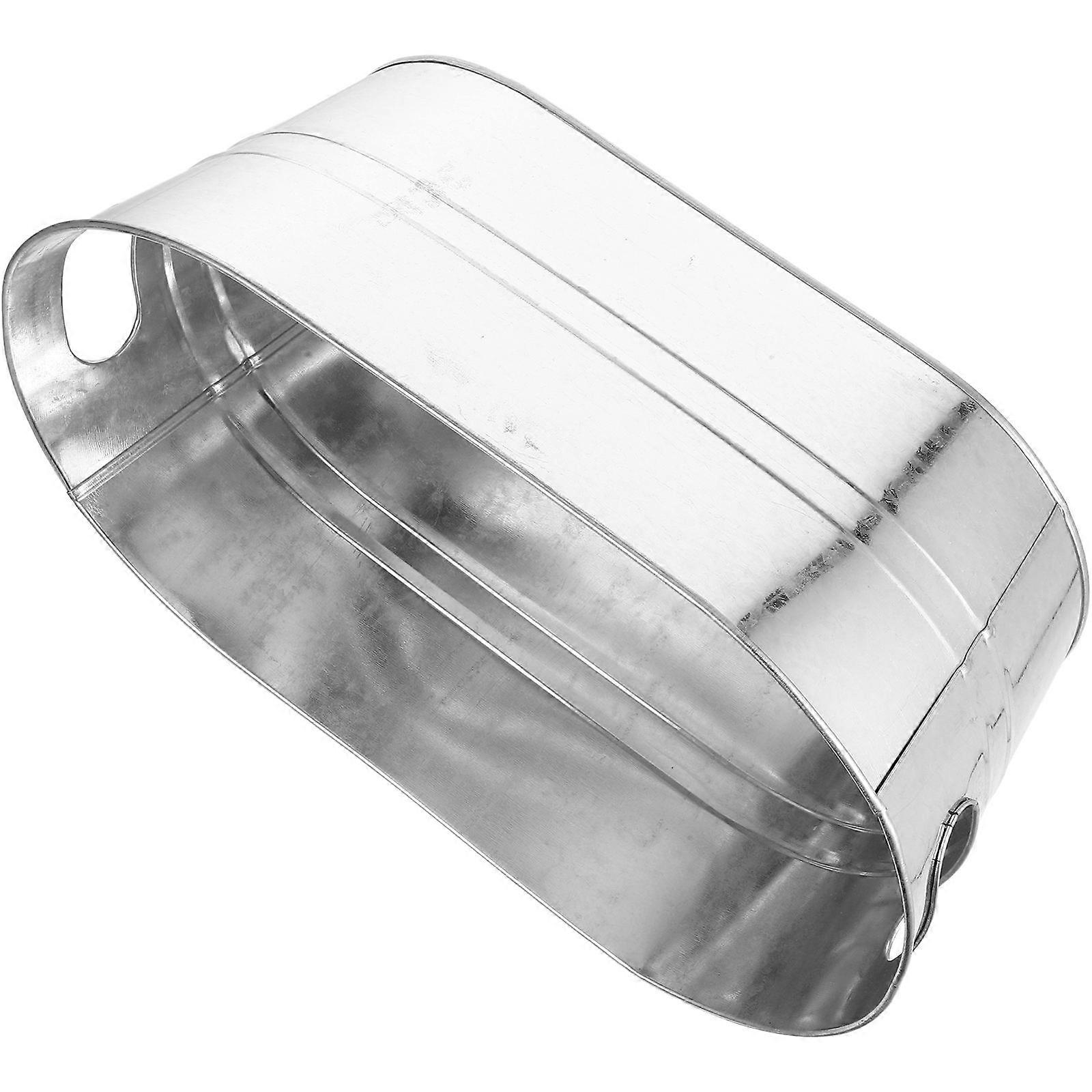 Stylish Metal Ice Bucket Multi Functional Beverage Tub for Parties, Outdoor Events, and Gatherings – Perfect for Cocktails, Wine, Juice, and Beer