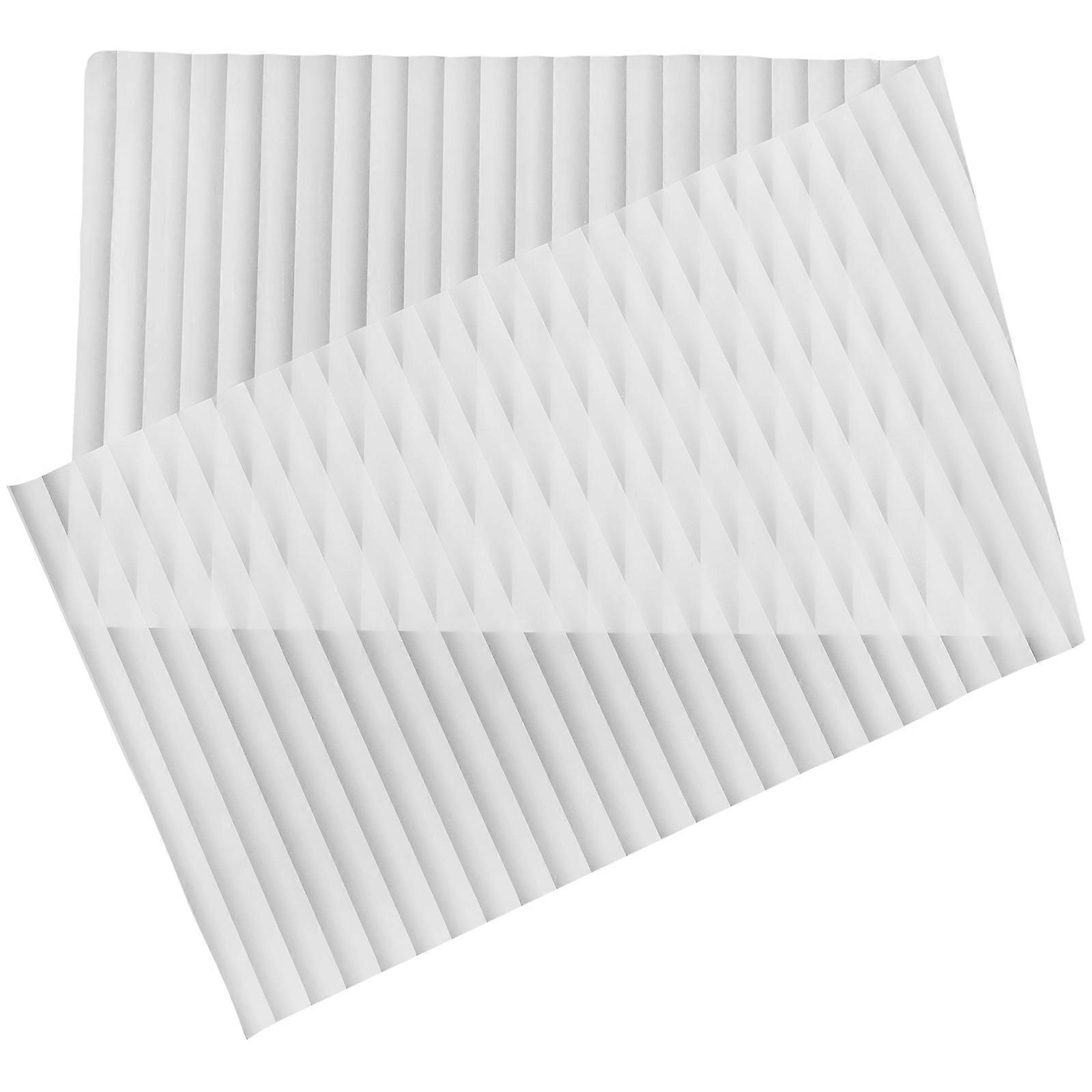 White PVC Window Film for Decoration Blocks UV Rays and Heat Removable Reusable Fits Various Rooms 1 Pack