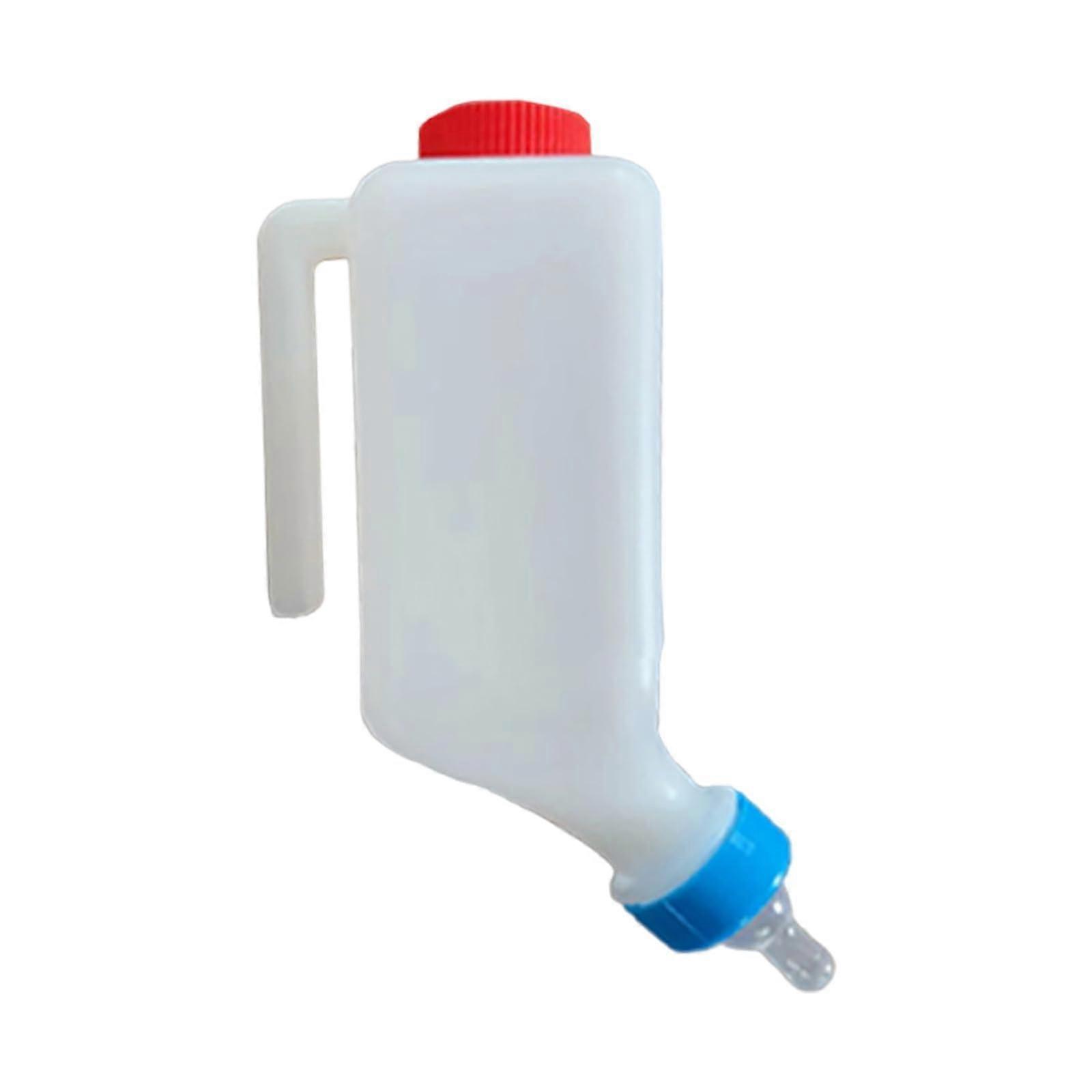 milk feeding bottle for hanging, for sheep lambs calves goat (1pc, 800ml)