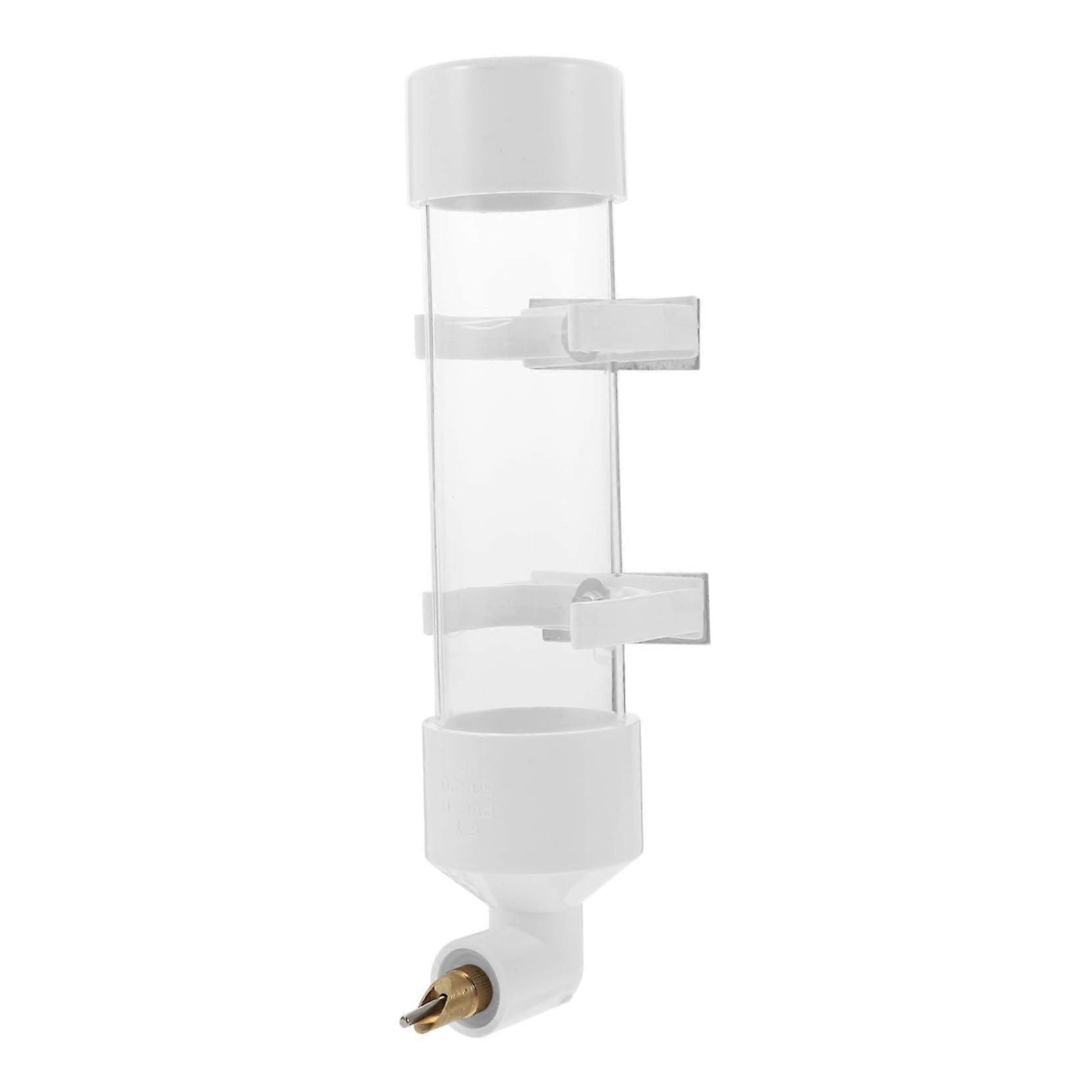 1 x Bird Water Dispenser for Bird Cage, Automatic Transparent Water Feeder, Durable for Budgies and Parrots, Practical.
